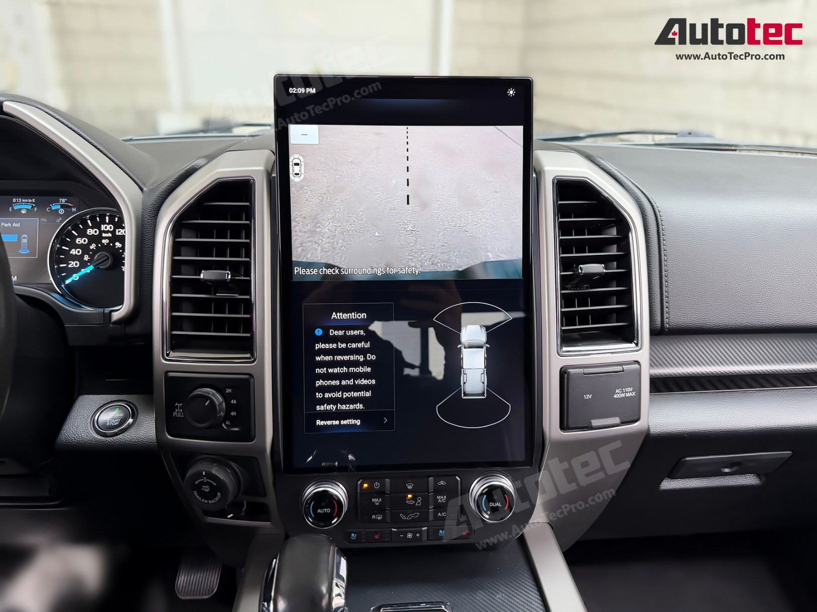 Ford F150 F250 F350 F450 (2015 – 2021) 17″ IPS HD Touch-Screen Navigation & Infotainment System | Android 13 | GPS | BT | Wifi | CarPlay | SYNC | 4G LTE