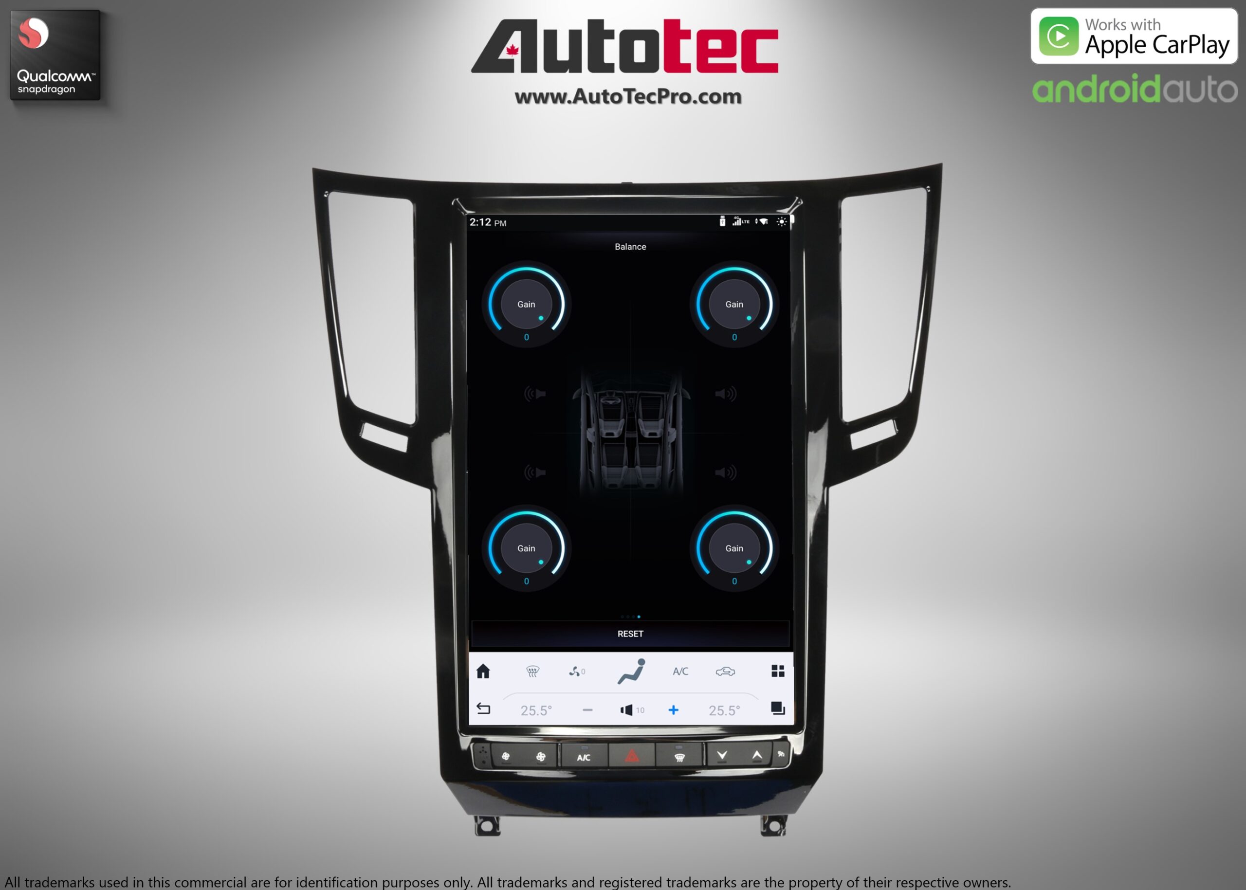 Infiniti FX25, FX35, FX37, FX45, FX50, QX70 14.4” HD IPS Touch-Screen Navigation & Infotainment System | Android 13 | GPS | BT | WiFi | Camera | CarPlay