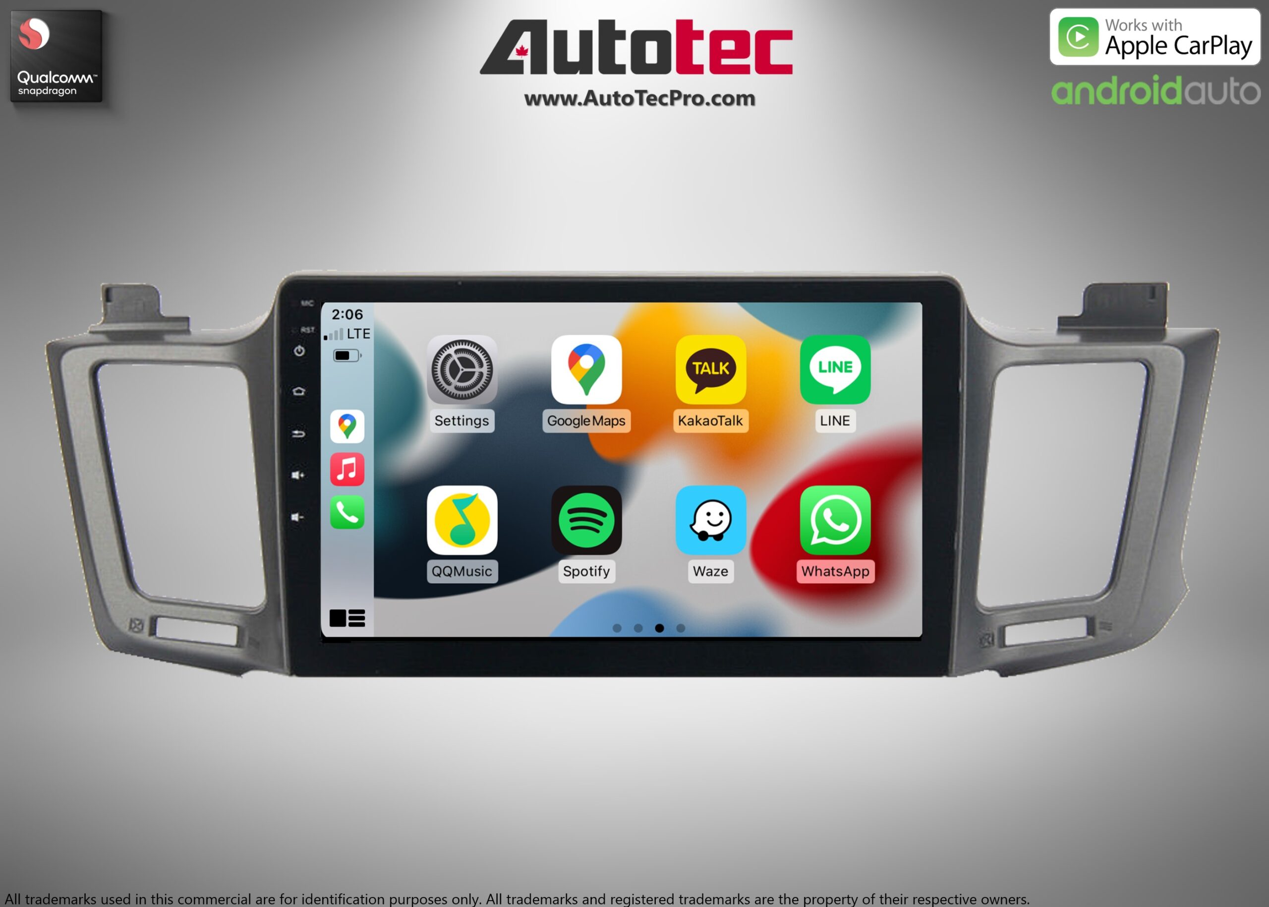 Toyota RAV4 (2013 – 2018) 10.2″ HD Touch-Screen Android Navigation System | Android 13 | GPS | BT | Wifi | Camera | CarPlay | 4G LTE