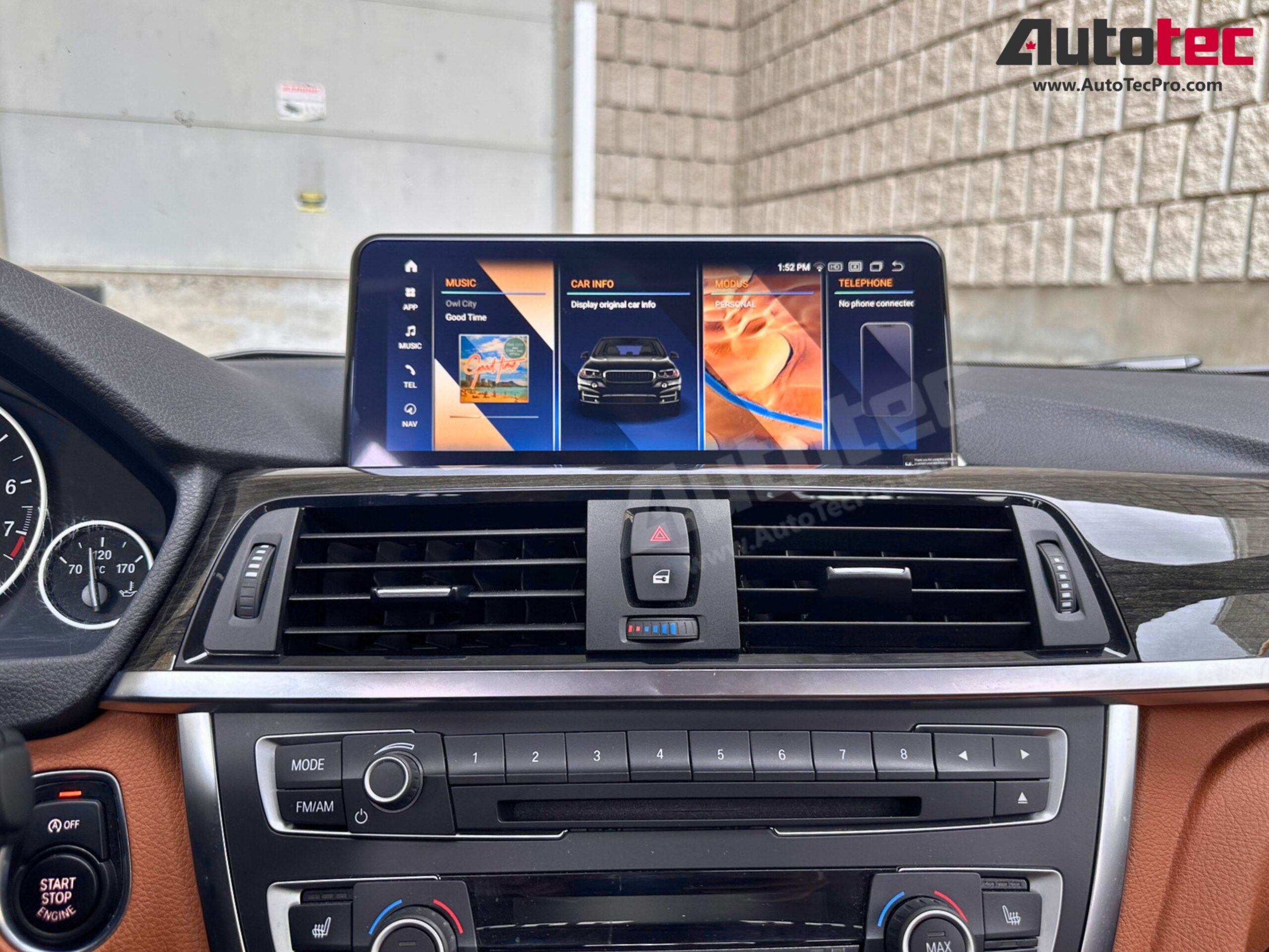 BMW 3 Series (2012 – 2018) F30 / F31 / F34 / F35 OEM FIT 10.25″/12.3″ HD Touch-Screen Navigation & Infotainment System | Android 14 | GPS | BT | Wifi | 4G LTE | Camera | CarPlay