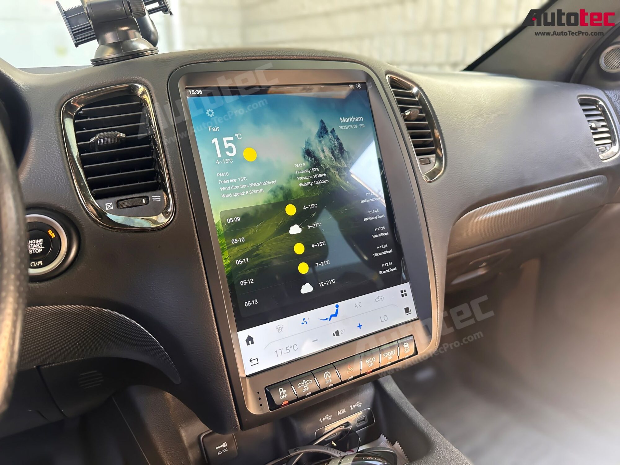 Dodge Durango (2011 – 2013) 13.8″ IPS HD Touch-Screen Android Navigation System | Android 13 | GPS | BT | Wifi | CarPlay | Android Auto | 4G LTE