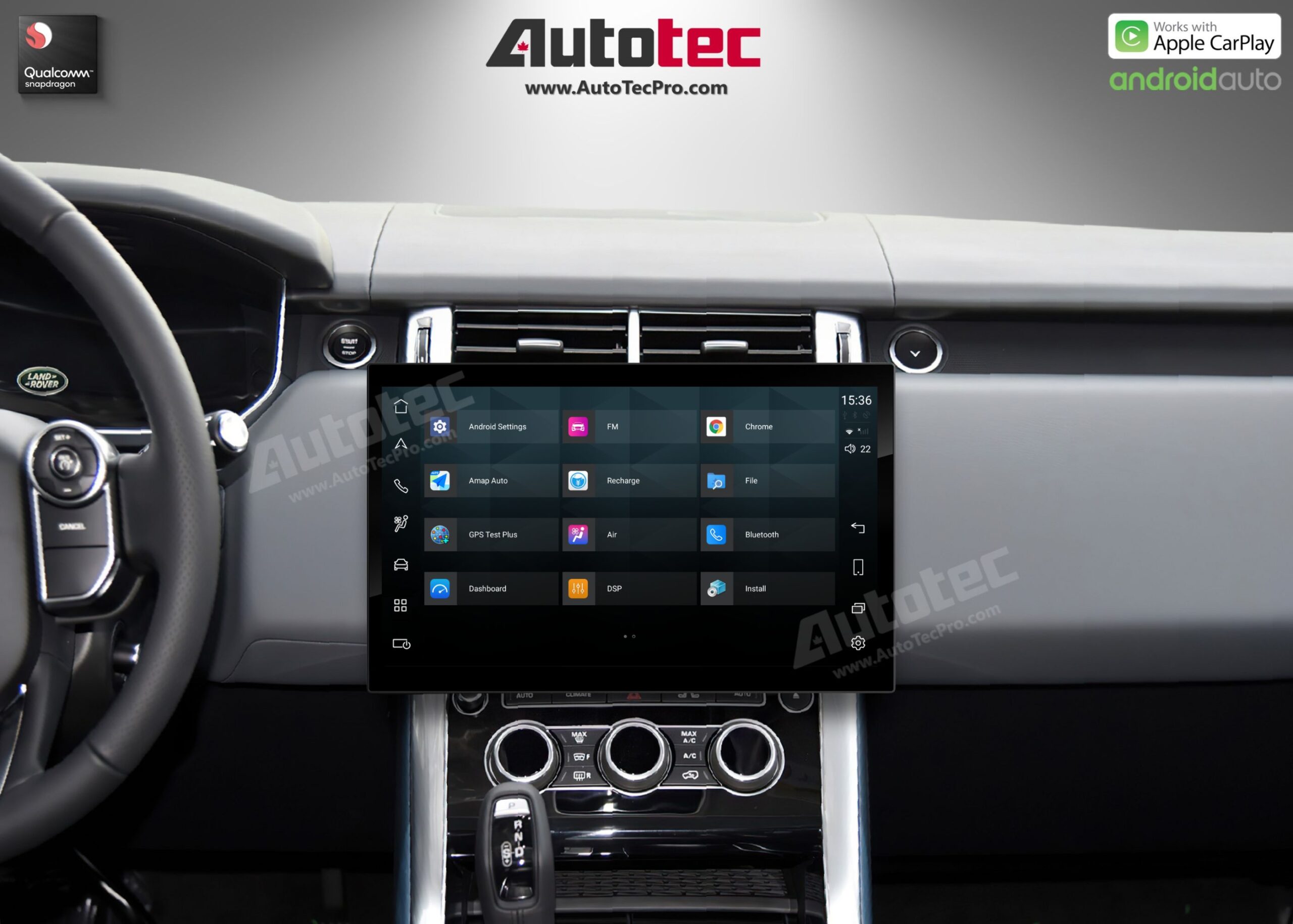 Land Rover Range Rover Vogue | Sport | Evoque (2013 – 2017) 13.3″ HD IPS Touch-Screen Navigation & Infotainment Systemid 13 | GPS | BT | Wifi | CarPlay | Bosch | Harman | 4G LTE