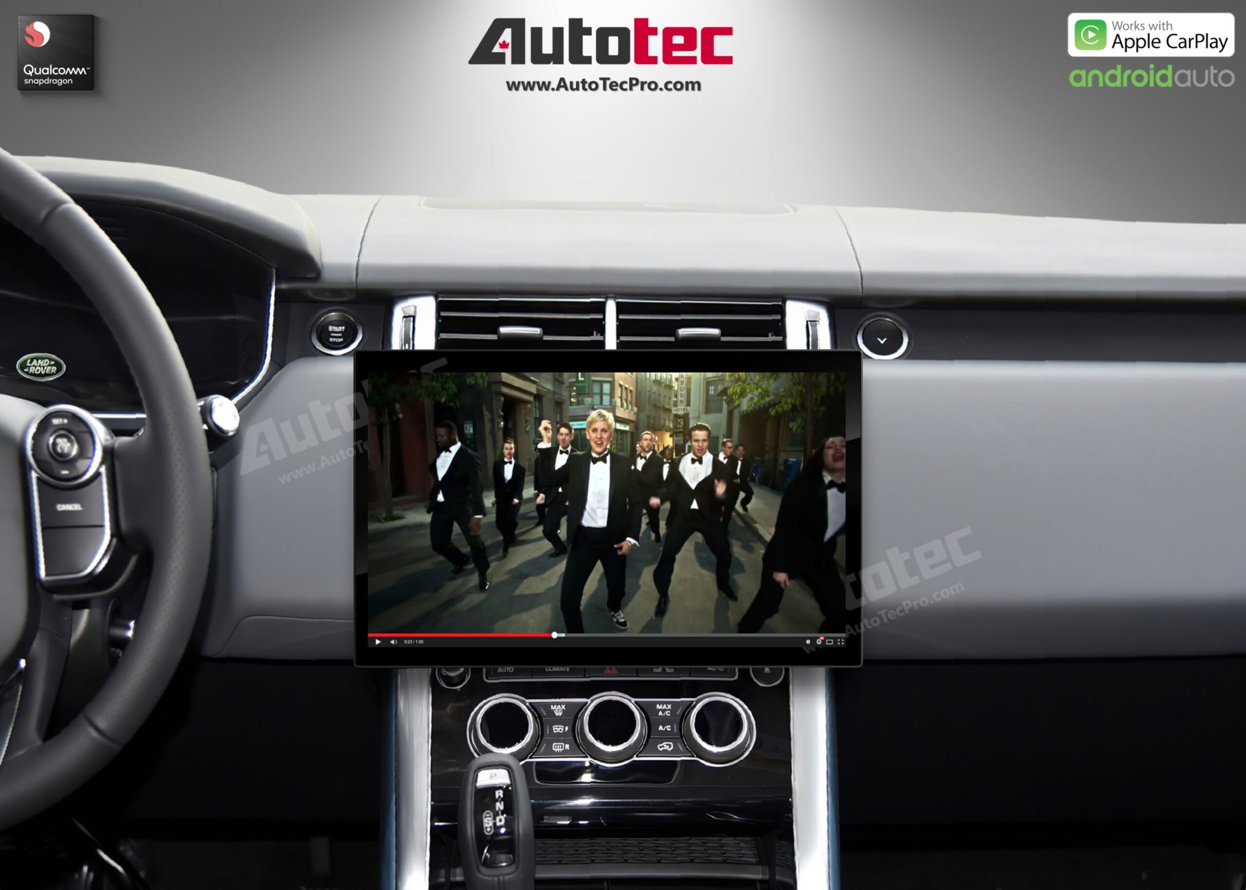 Land Rover Range Rover Vogue | Sport | Evoque (2013 – 2017) 13.3″ HD IPS Touch-Screen Navigation & Infotainment Systemid 13 | GPS | BT | Wifi | CarPlay | Bosch | Harman | 4G LTE
