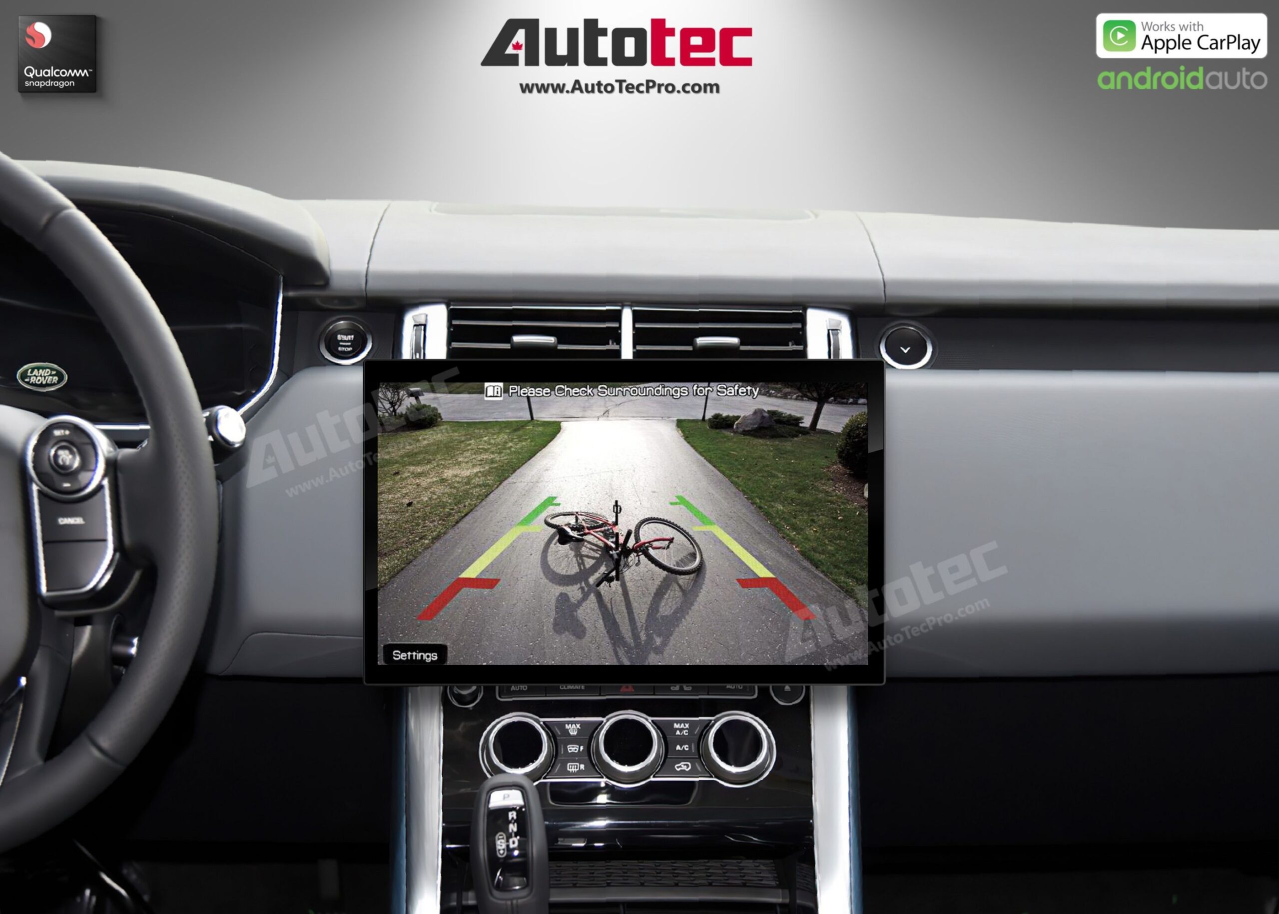 Land Rover Range Rover Vogue | Sport | Evoque (2013 – 2017) 13.3″ HD IPS Touch-Screen Navigation & Infotainment Systemid 13 | GPS | BT | Wifi | CarPlay | Bosch | Harman | 4G LTE