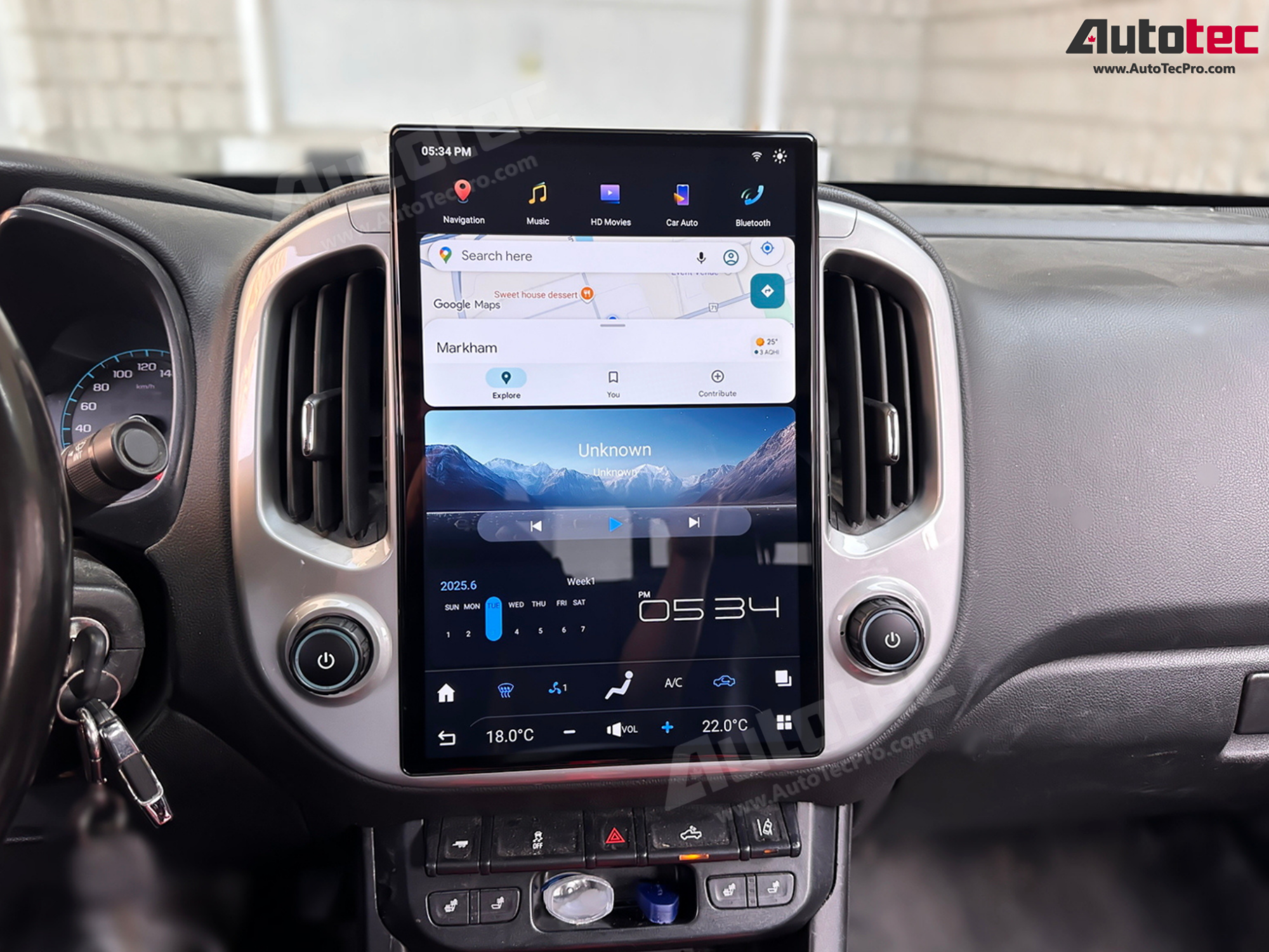 Chevrolet Colorado (2014 – 2023) 14.4″ IPS QHD 2K Touch-Screen Navigation & Infotainment System | Android 13 | GPS | BT | Wifi | CarPlay | Onstar | DSP | 4G LTE