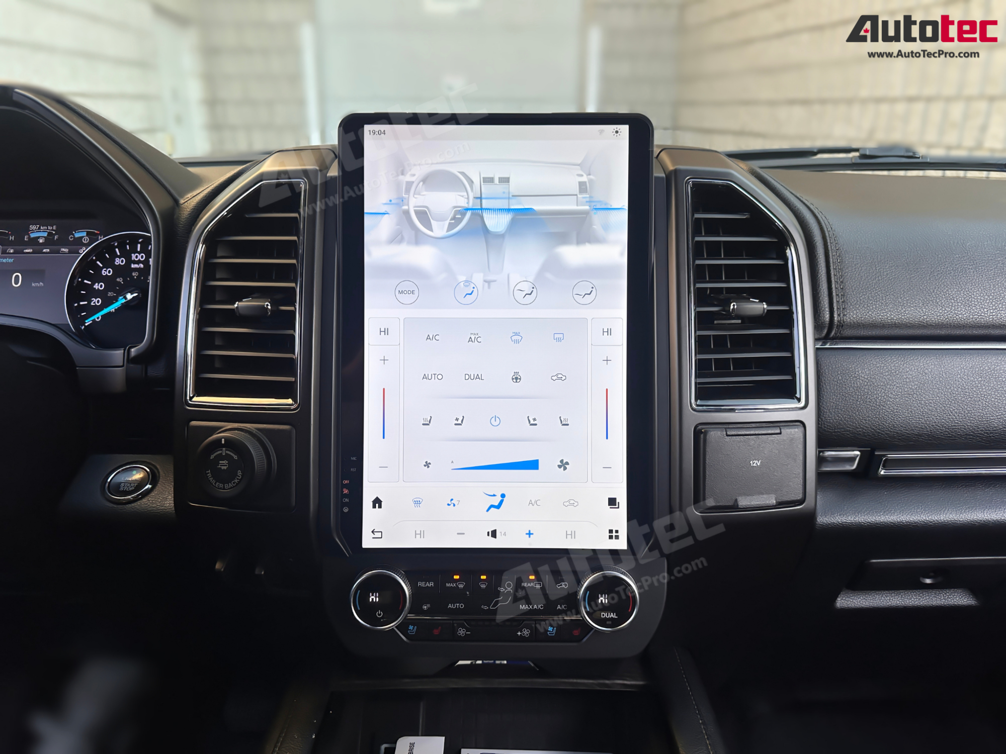 Ford Expedition (2018 – 2021) 14.4″ IPS QHD 2K Touch-Screen Navigation & Infotainment System | Android 13 | GPS | BT | Wifi | CarPlay | SYNC | 4G LTE