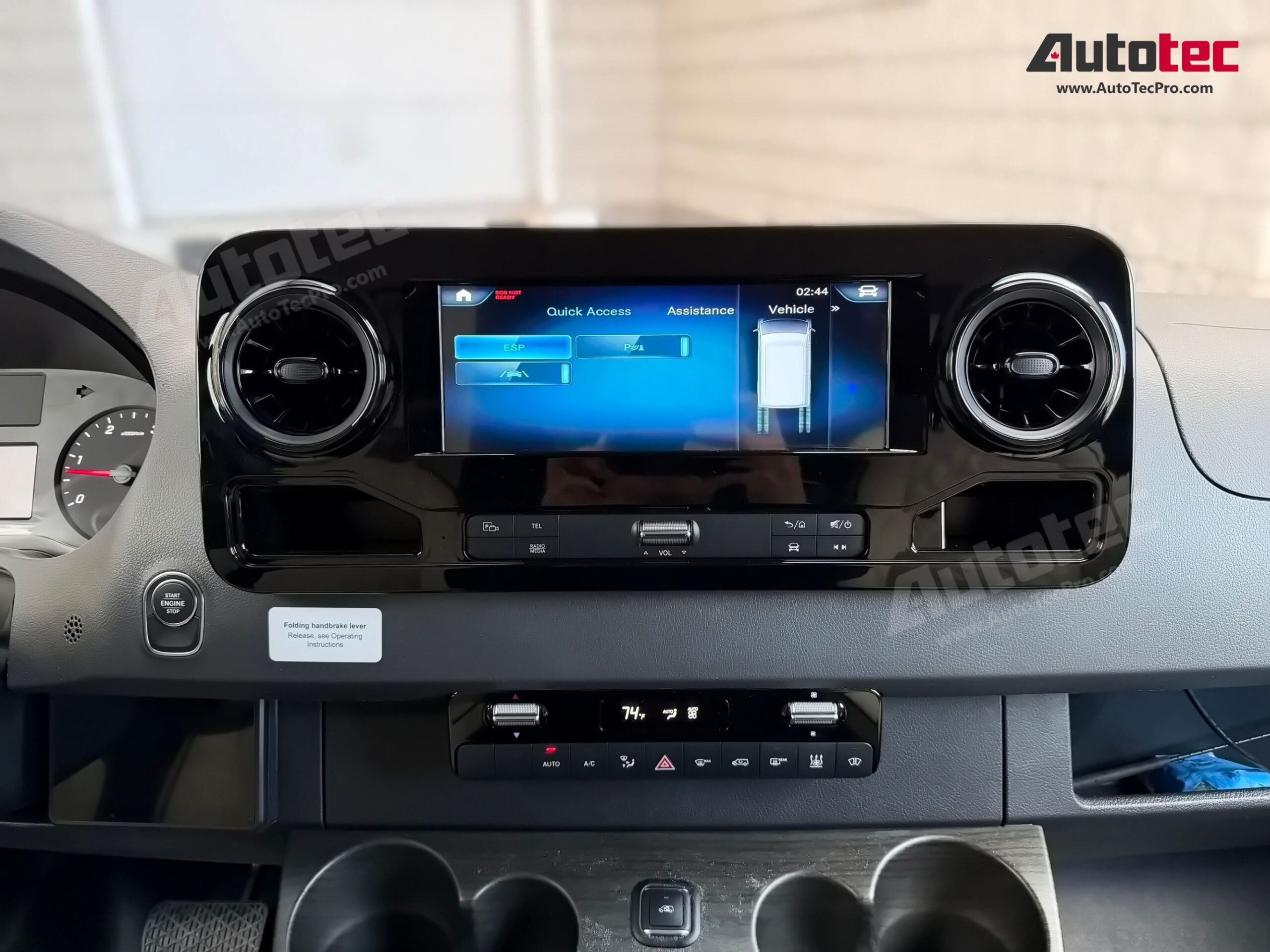 Mercedes-Benz Sprinter (2019 – 2024) Hi-Spec Direct-Fit 10.25″ HD Touch-Screen Android Navigation System | Android 13 | GPS | BT | Wifi | CarPlay | Android Auto | Camera | 4G LTE