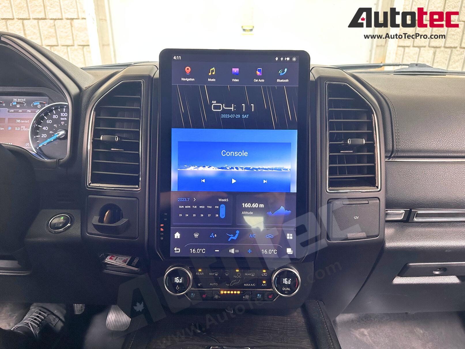Ford Expedition (2018 – 2021) 14.4″ IPS QHD 2K Touch-Screen Navigation & Infotainment System | Android 11 | GPS | BT | Wifi | CarPlay | SYNC | 4G LTE