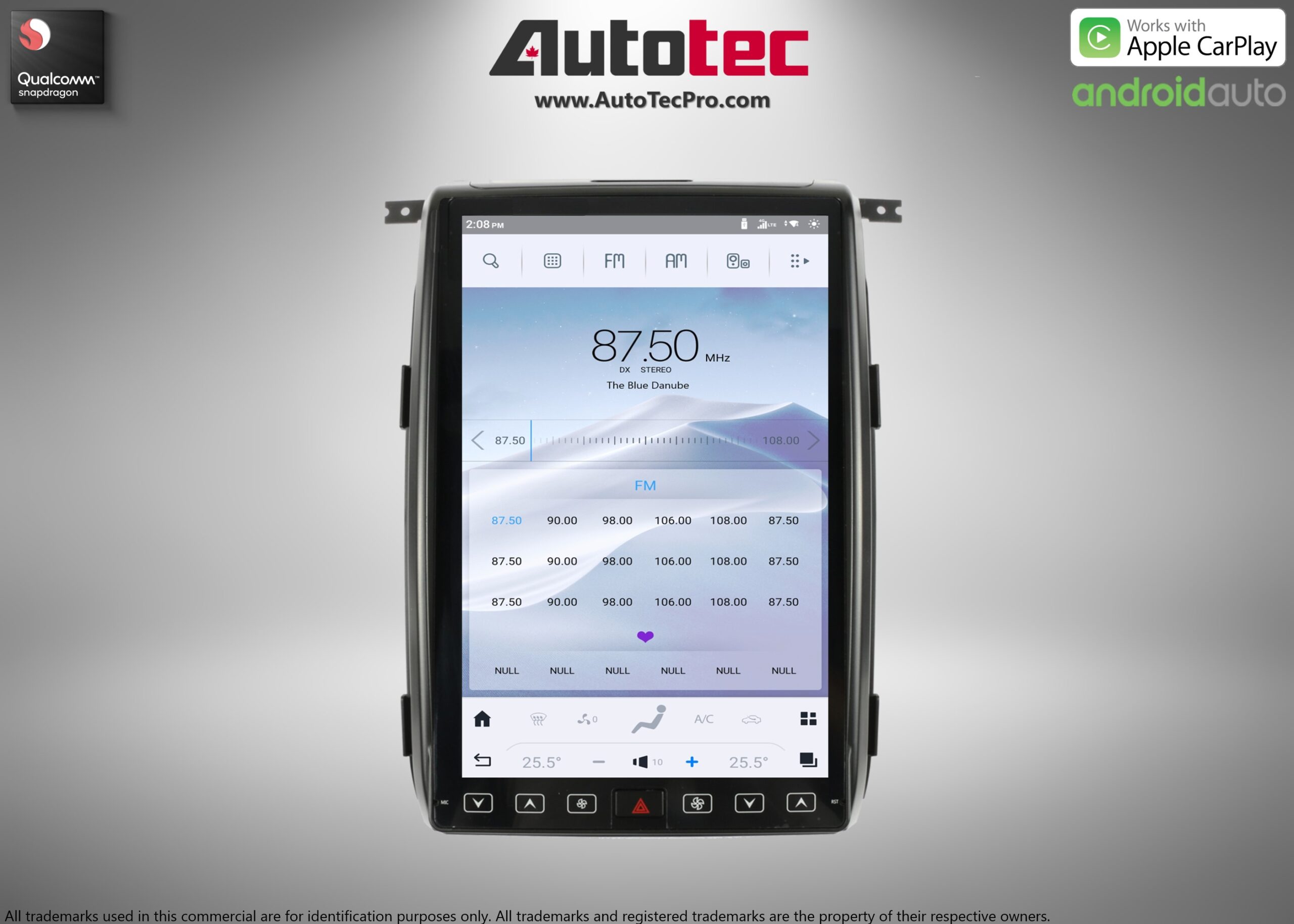 Ford F150 (2013 – 2014) 14.4″ IPS QHD 2K Touch-Screen Android Navigation System | Android 13 | GPS | BT | Wifi | CarPlay | SYNC | 4G LTE