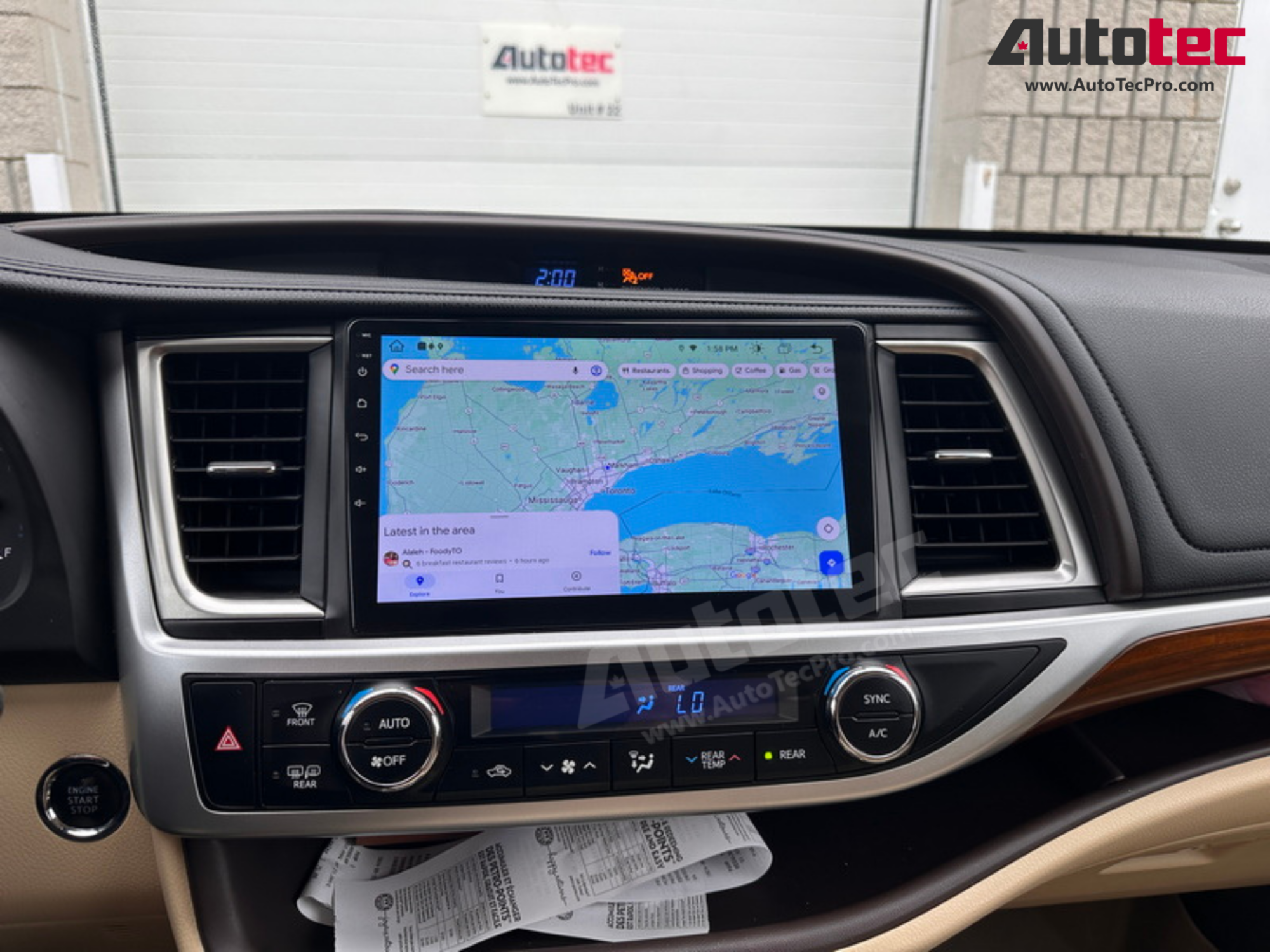 Toyota Highlander (2014 – 2019) 10.2″ HD Touch-Screen Android Navigation System | Android 13 | GPS | BT | WiFi | Camera | CarPlay
