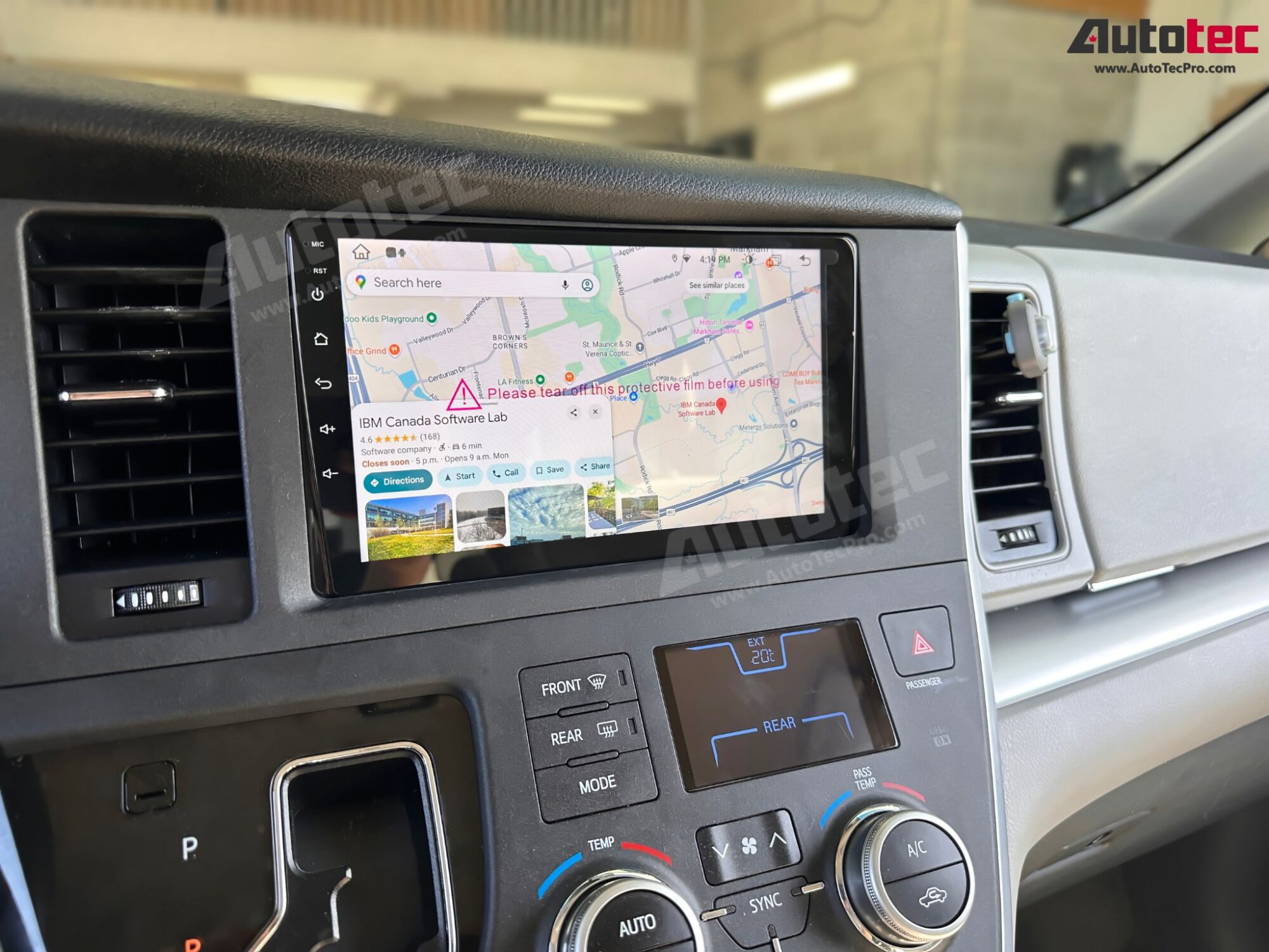 Toyota Sienna (2015 – 2020) 9″ HD Touch-Screen Android Navigation System | Android 13 | GPS | BT | WiFi | CarPlay