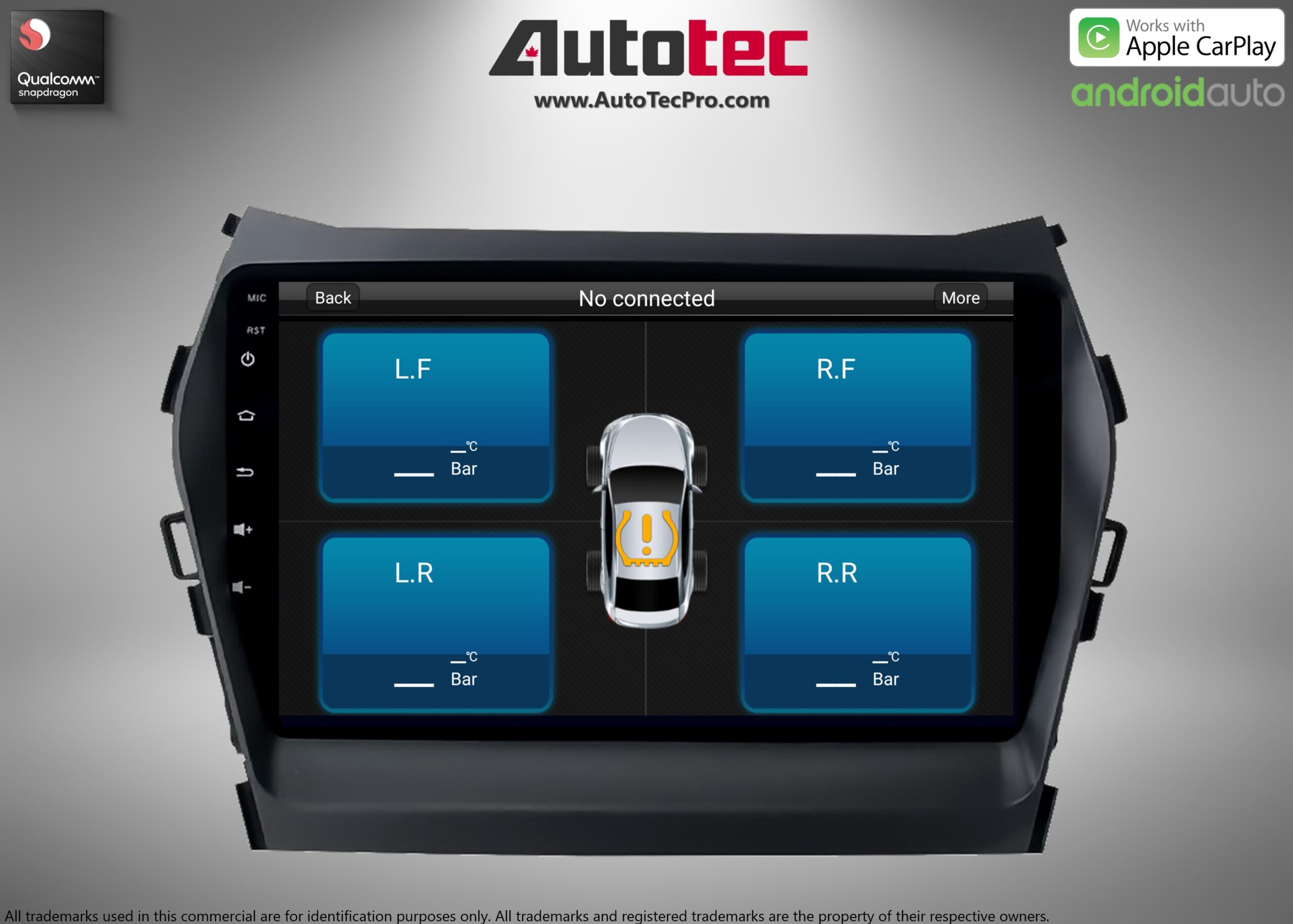 Hyundai Santa Fe / IX45 (2013 – 2018) OEM FIT HD Touch-Screen Android Navigation System | Android 13 | GPS | BT | Wifi | CarPlay | Android Auto | 4G LTE