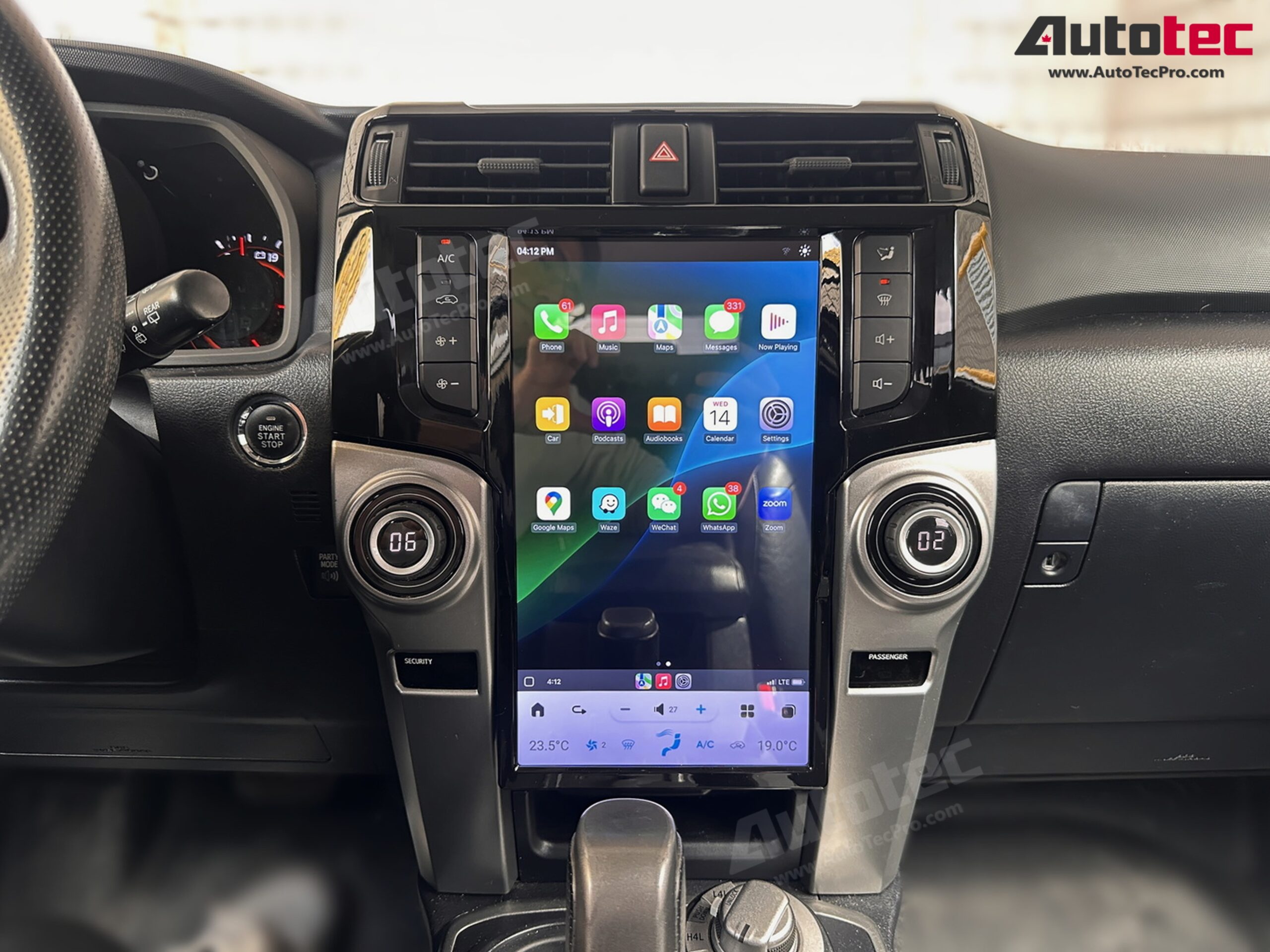 Toyota 4Runner (2009 – 2019) 13.6″ IPS HD Touch-Screen Navigation & Infotainment System | Android 13 | GPS | BT | Wifi | CarPlay