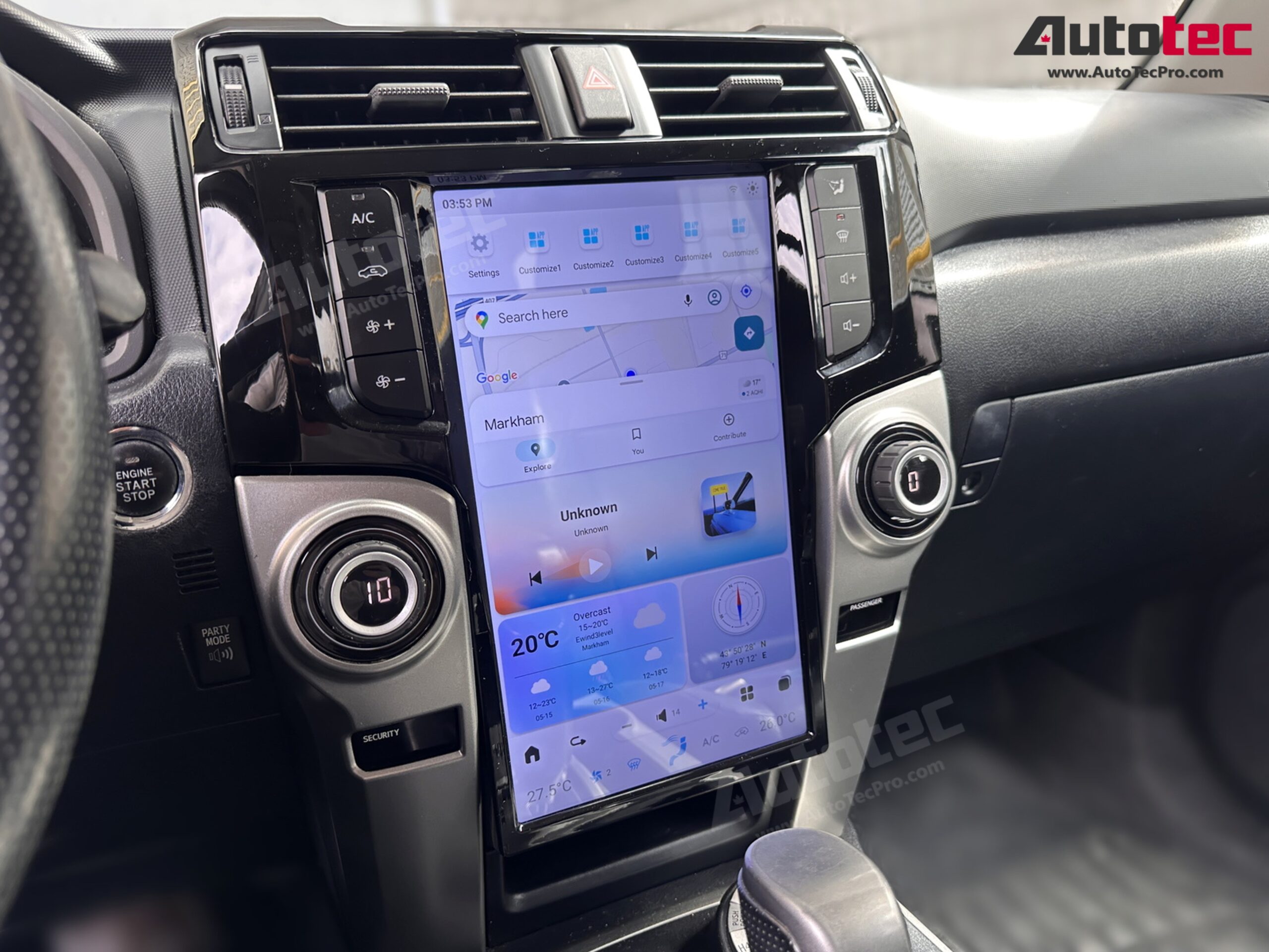 Toyota 4Runner (2009 – 2019) 13.6″ IPS HD Touch-Screen Navigation & Infotainment System | Android 13 | GPS | BT | Wifi | CarPlay