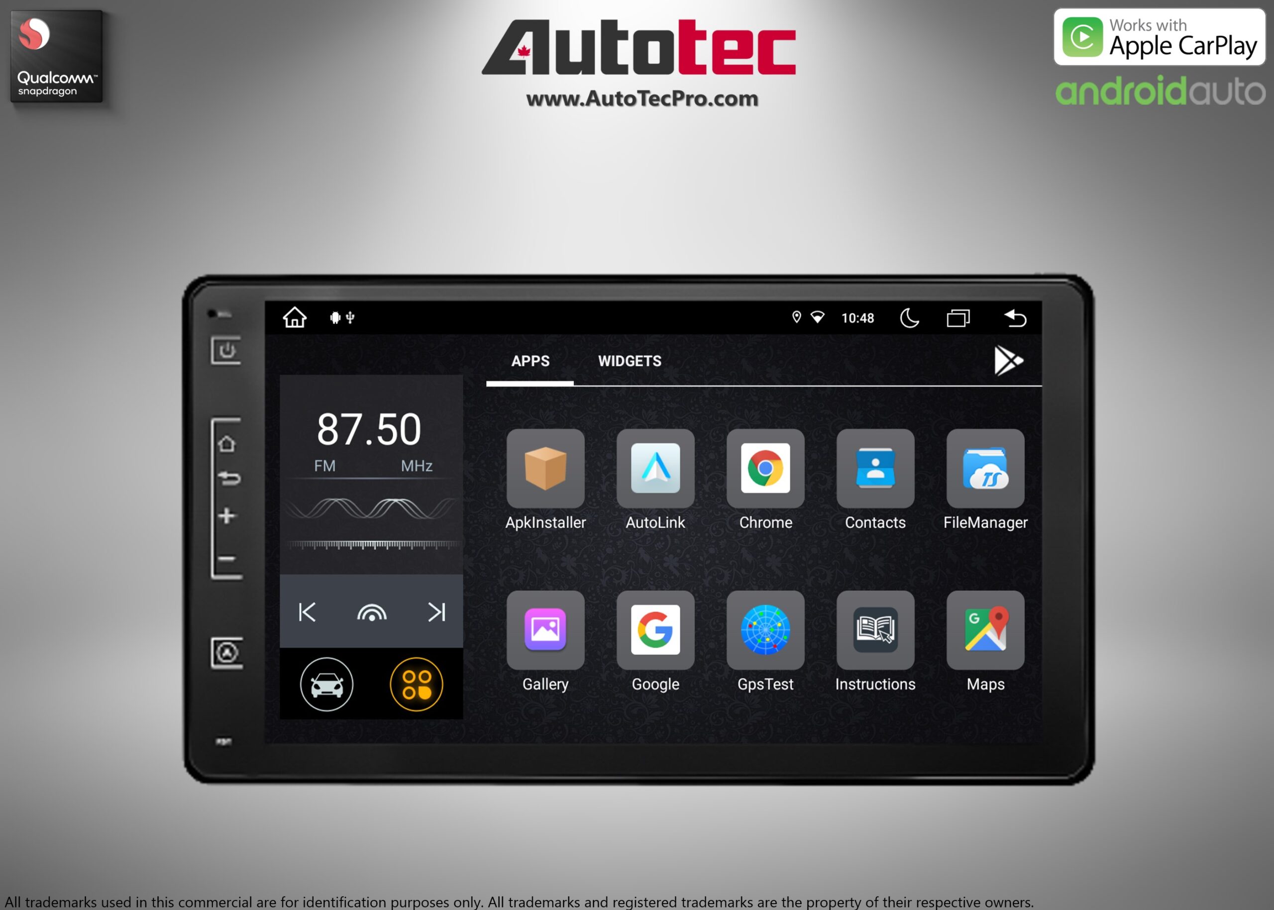 Toyota Sienna (2015 – 2020) 9″ HD Touch-Screen Android Navigation System | Android 13 | GPS | BT | WiFi | CarPlay