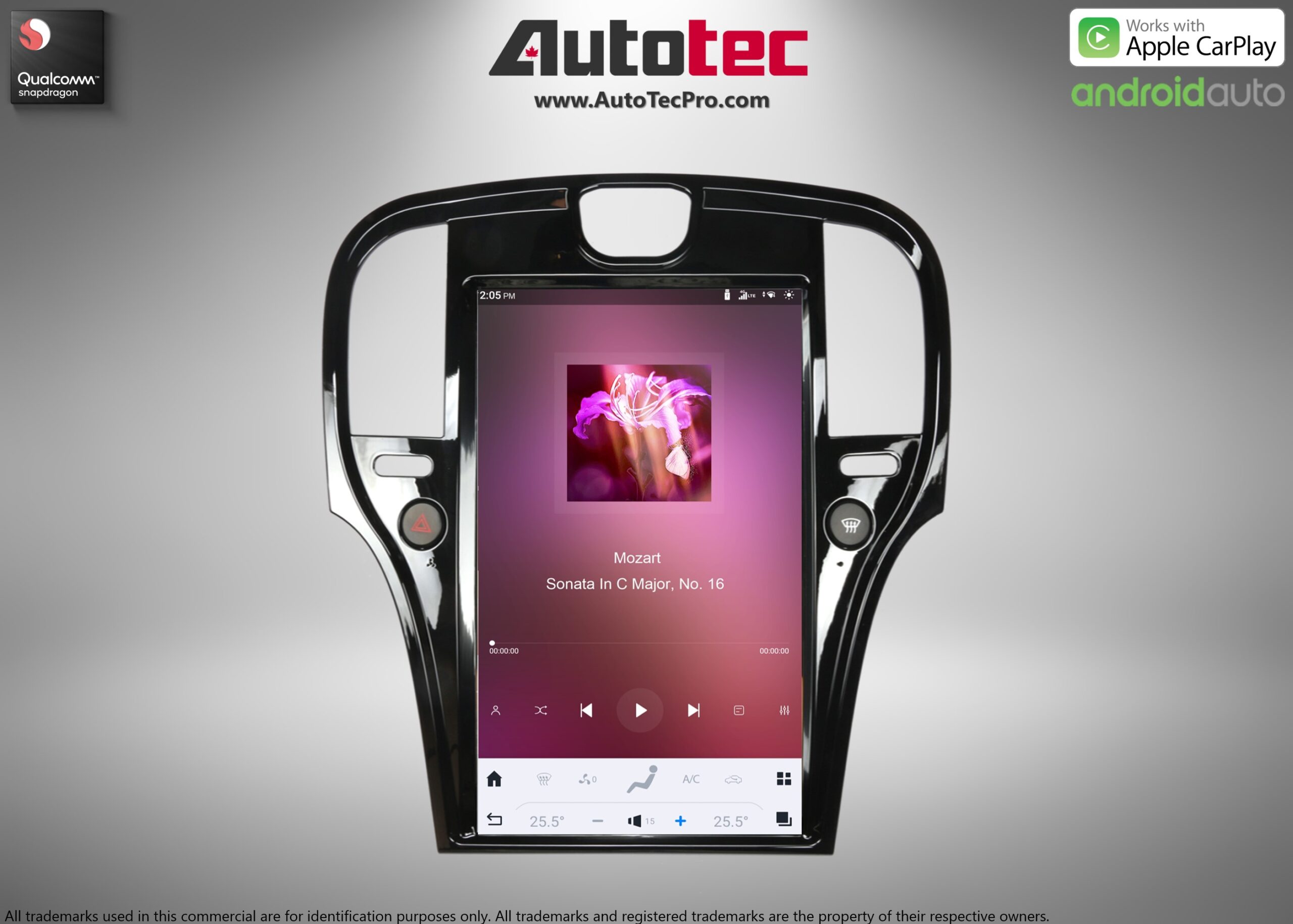 Chrysler 300 300c 300s (2011 – 2023) 14.4″ IPS QHD 2K Touch-Screen Android Navigation System | Android 13 | GPS | BT | Wifi | CarPlay | Android Auto | 4G LTE