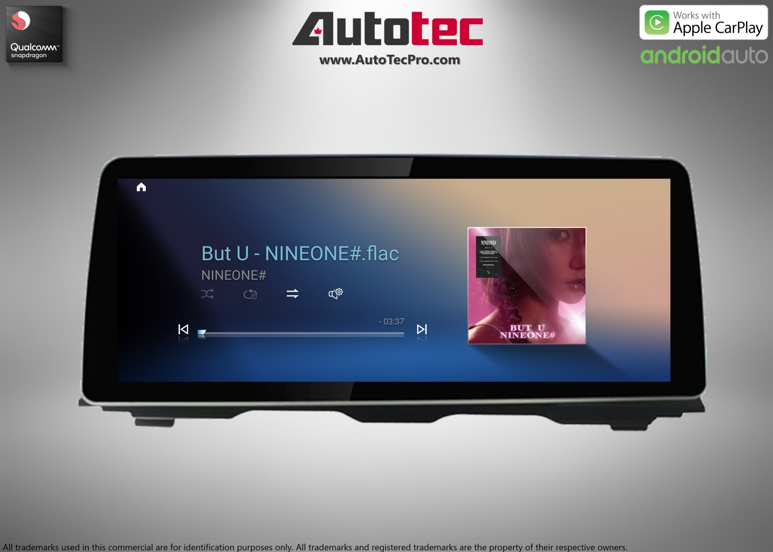 BMW X1 (2016 – 2018) F48 OEM FIT 12.3″ HD Touch-Screen Android Navigation System | Android 14 | GPS | BT | Wifi | Camera | CarPlay