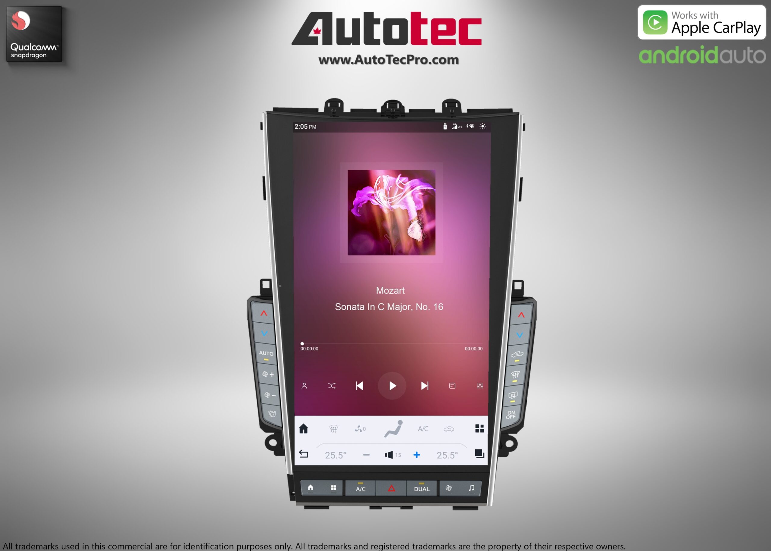 Infiniti Q50 / Q60 (2020 – 2023) 13.6″ (Mark 7) IPS HD 1080P Touch-Screen Navigation & Infotainment System | Android 13 | GPS | BT | Wifi | 4G LTE | CarPlay