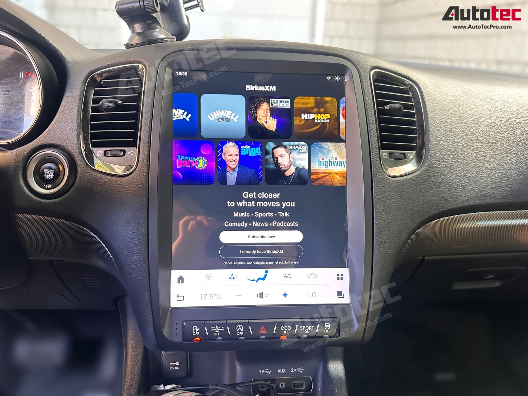 Dodge Durango (2011 – 2013) 13.8″ IPS HD Touch-Screen Android Navigation System | Android 13 | GPS | BT | Wifi | CarPlay | Android Auto | 4G LTE