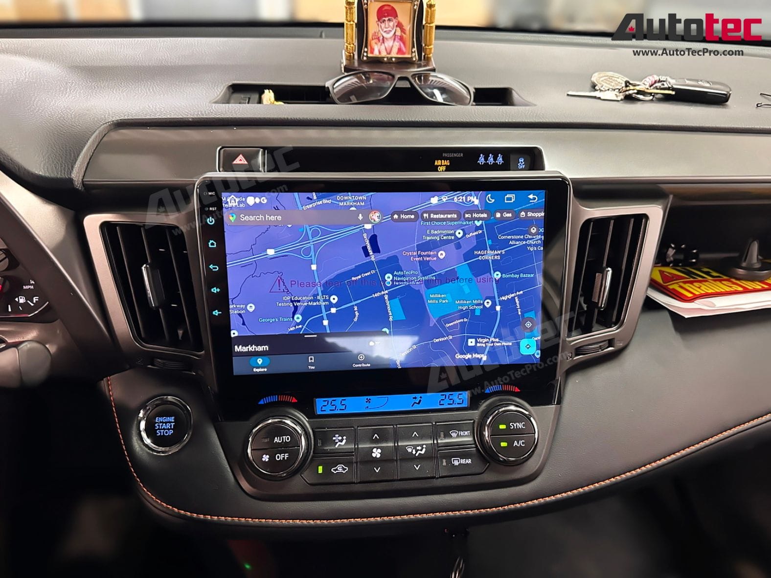 Toyota RAV4 (2013 – 2018) 10.2″ HD Touch-Screen Android Navigation System | Android 13 | GPS | BT | Wifi | Camera | CarPlay | 4G LTE