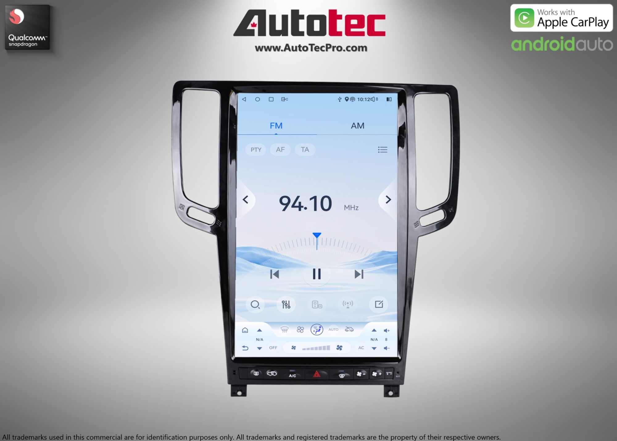 Infiniti G25/G35/G37/G37s (2007 – 2015) 14.5″ (Mark 7) 2K QHD Touch-Screen Navigation & Infotainment System | GPS | BT | Wifi | 4G LTE | CarPlay