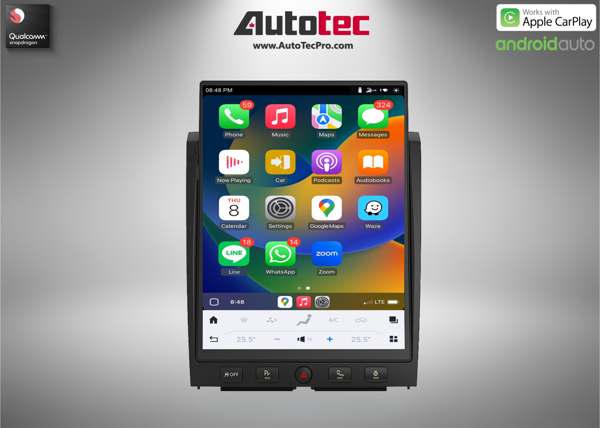 Nissan Titan (2016 – 2019) 15.6″ HD IPS Touch-Screen Navigation & Infotainment System | Android 13 | GPS | BT | Wifi | CarPlay | DSP | 4G LTE