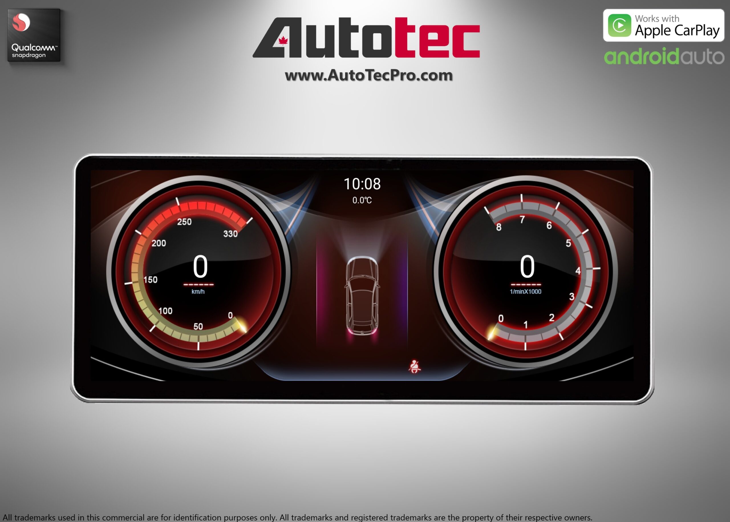 AUDI A4 / A5 (2016 – 2020 | B9) OEM FIT 10.25″ HD IPS Touch-Screen Android Navigation & Infotainment System | Android 14 | GPS | BT | Wifi | 4G LTE | CarPlay | Android Auto | Camera