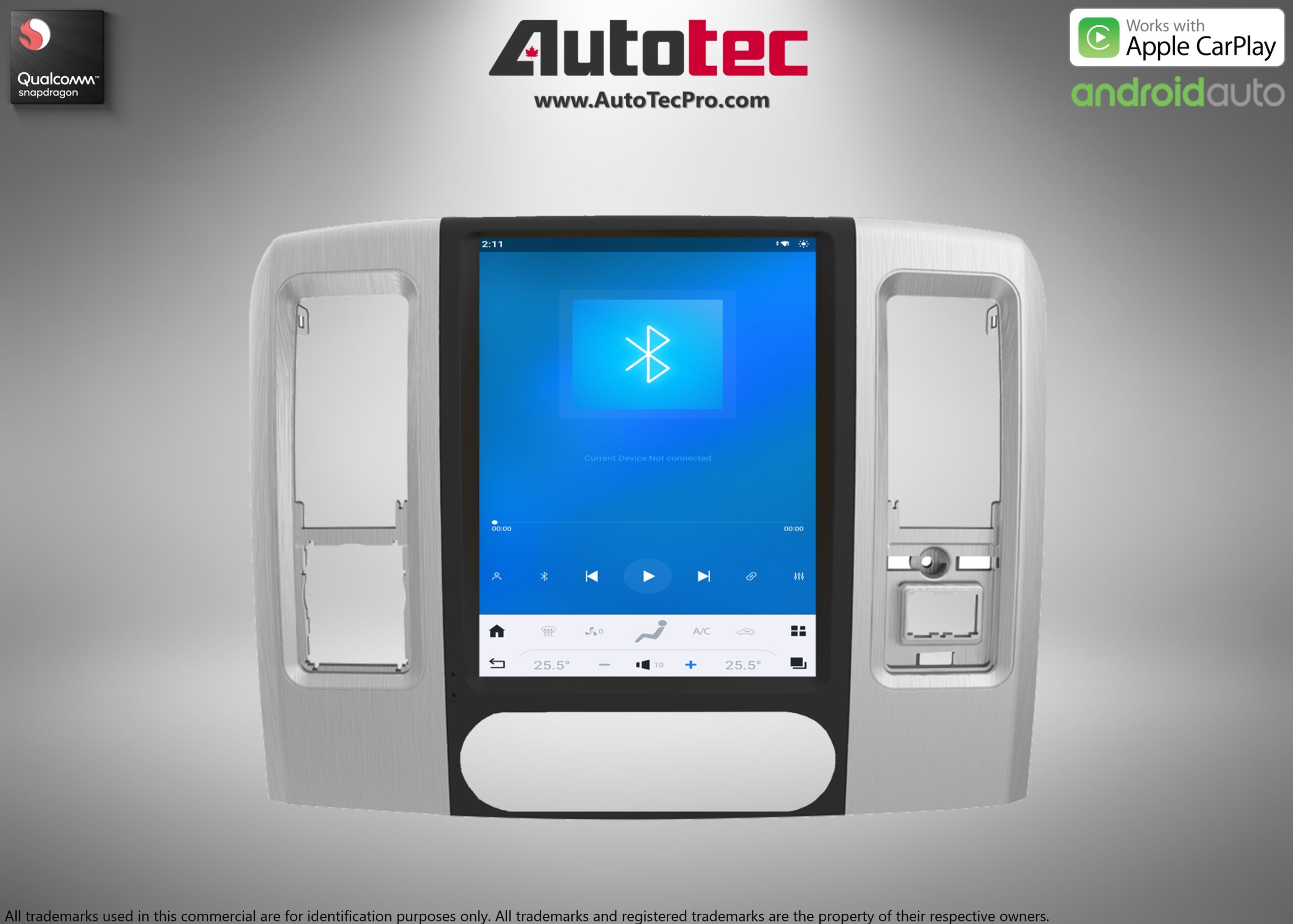 Dodge RAM (2009 – 2012) IPS HD Tesla-Style Navigation & Infotainment System | Android 13 | GPS | BT | Wifi | CarPlay | Android Auto | 4G LTE