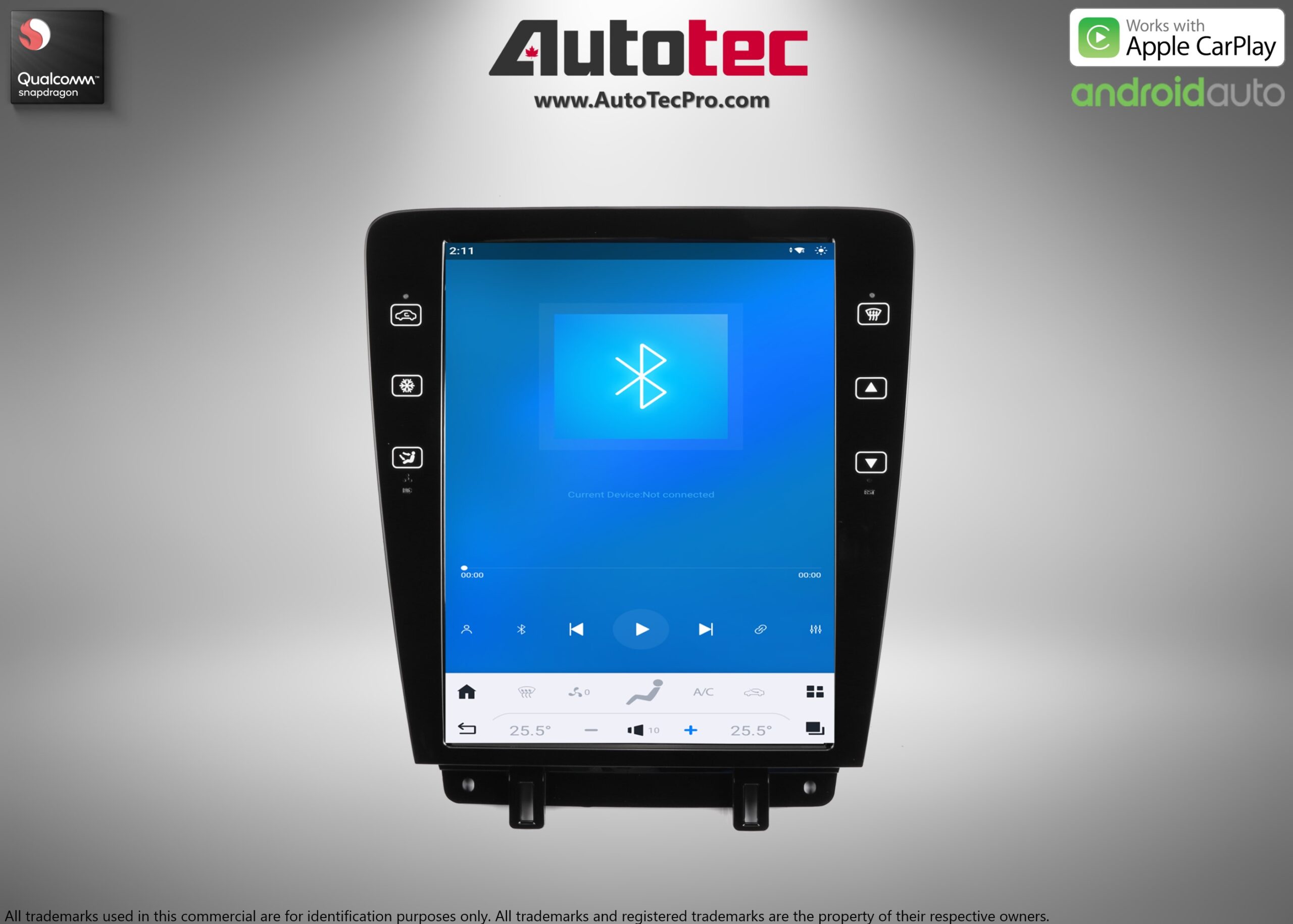 Ford Mustang (2010 – 2014)  12.1″ HD Touch-Screen Navigation & Infotainment System | Android 13 | GPS | BT | WiFi | Camera | CarPlay