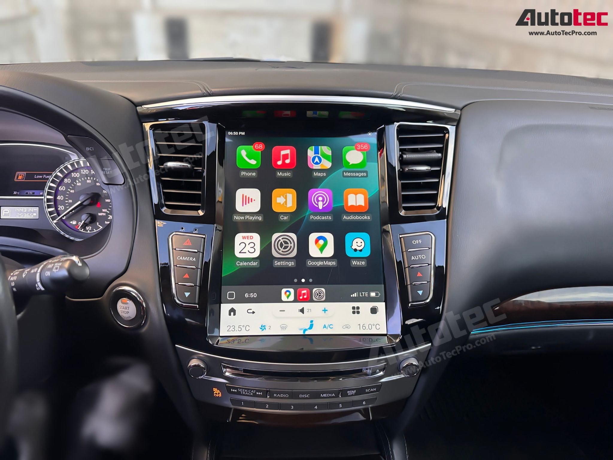 Infiniti QX60 / JX35 (2013 – 2020) 12.1” HD IPS Touch-Screen Navigation & Infotainment System | Android 13 | GPS | BT | Wifi | CarPlay | Android Auto | 4G LTE