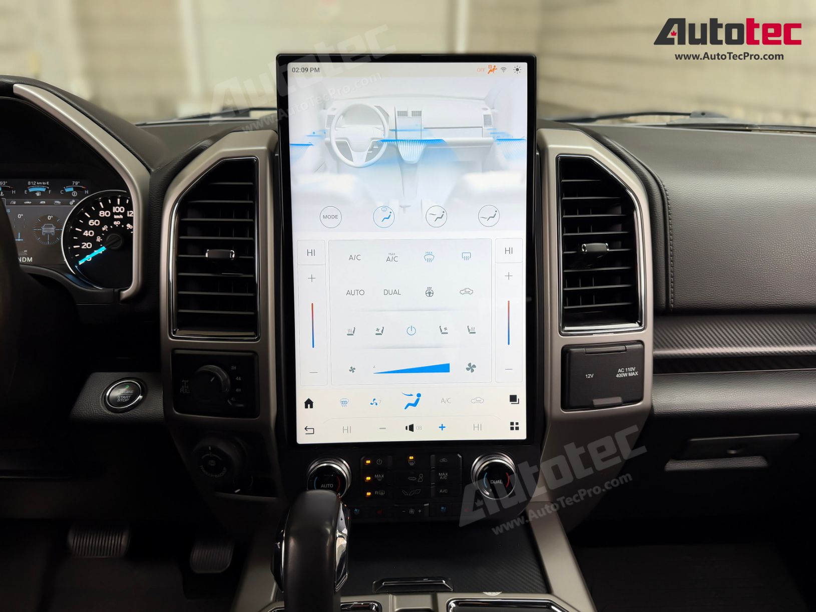 Ford F150 F250 F350 F450 (2015 – 2021) 17″ IPS HD Touch-Screen Navigation & Infotainment System | Android 13 | GPS | BT | Wifi | CarPlay | SYNC | 4G LTE