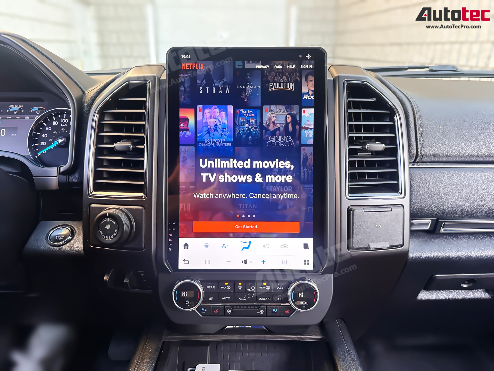 Ford Expedition (2018 – 2021) 14.4″ IPS QHD 2K Touch-Screen Navigation & Infotainment System | Android 13 | GPS | BT | Wifi | CarPlay | SYNC | 4G LTE