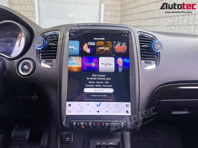 Dodge Durango (2014 – 2020) 13.8″ IPS HD Touch-Screen Android Navigation System | Android 13 | GPS | BT | Wifi | CarPlay | Android Auto | 4G LTE