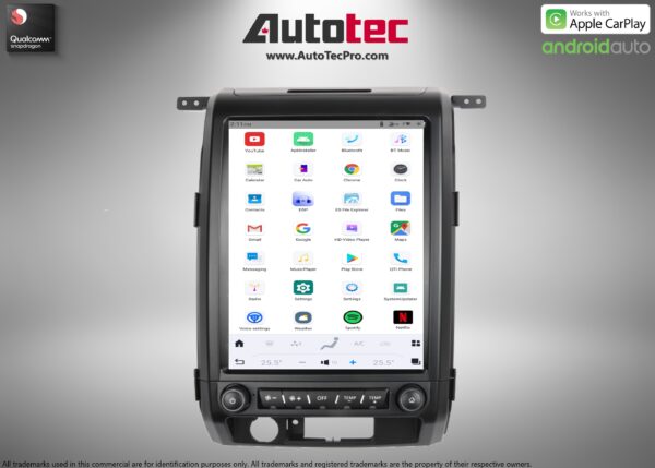 Ford F150 (2009 – 2014) 12.1″ IPS HD Touch-Screen Android