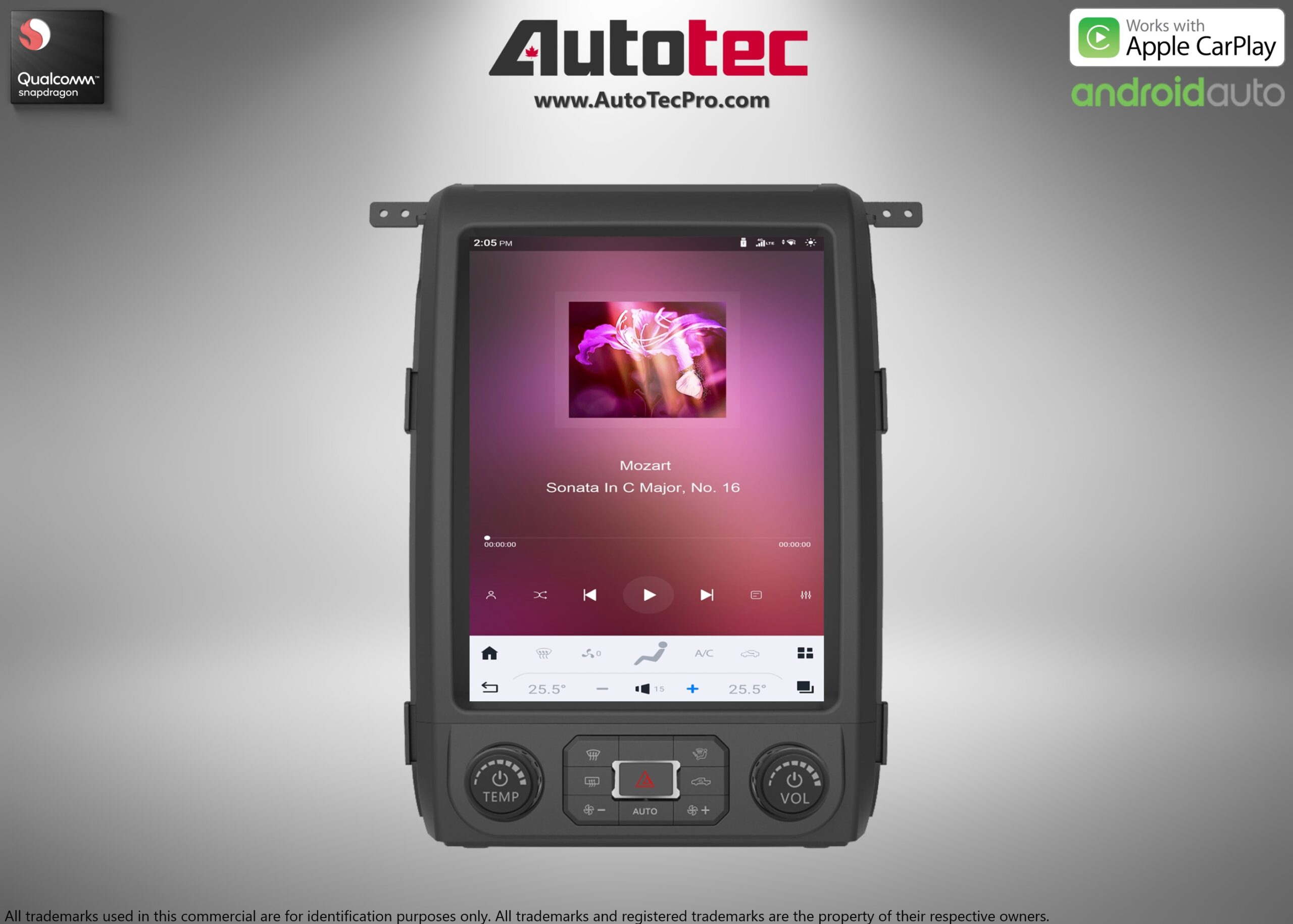 Ford F150 (2013 – 2014) 12.1″ IPS Touch-Screen Android Navigation System | Android 13 | GPS | BT | Wifi | CarPlay | SYNC | 4G LTE