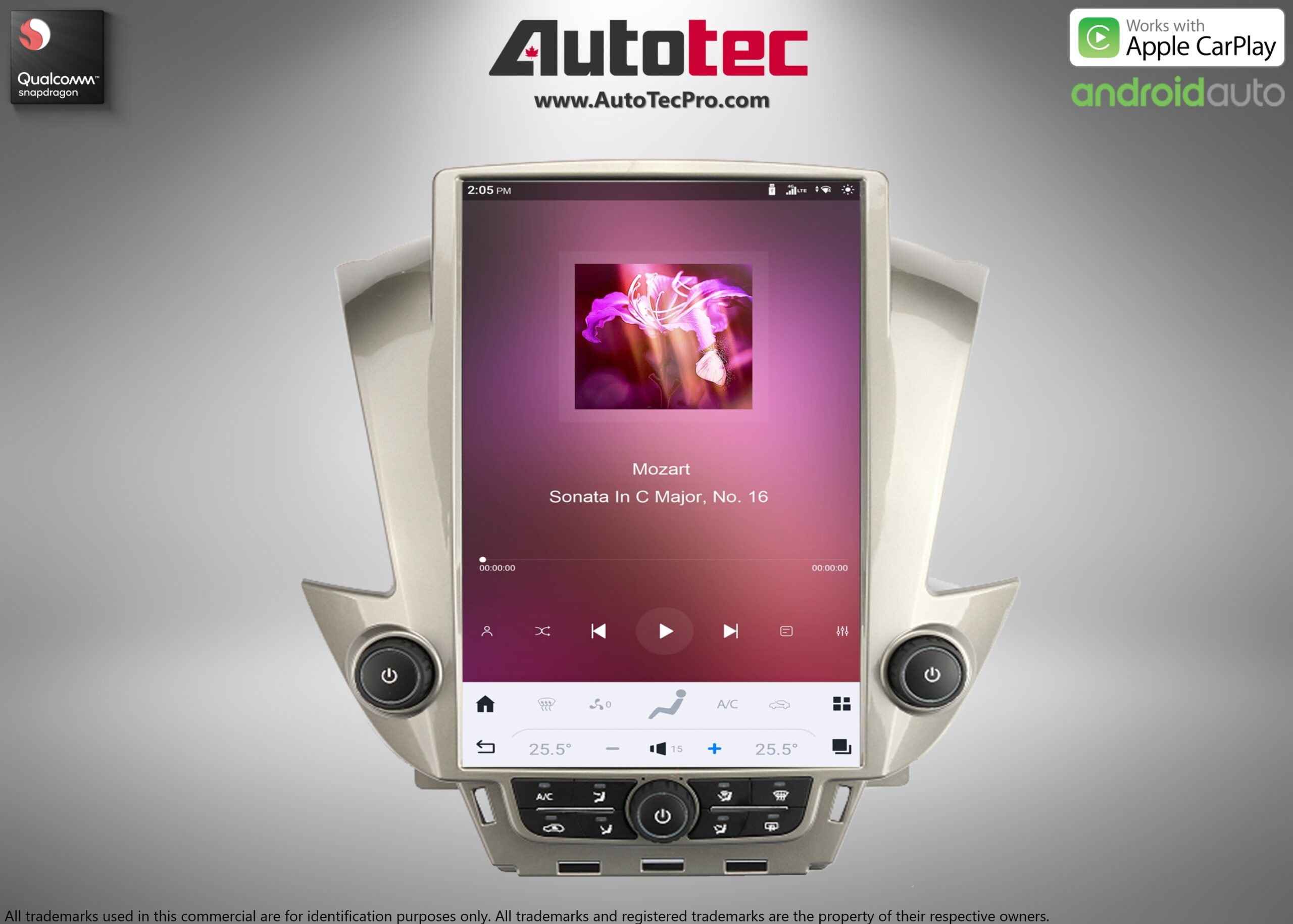 Chevrolet Tahoe / Suburban / GMC Yukon (2015 – 2020) 15.6″ IPS QHD 2K Touch-Screen Navigation & Infotainment System | Android 13 | GPS | BT | Wifi | CarPlay | Onstar | 4G LTE