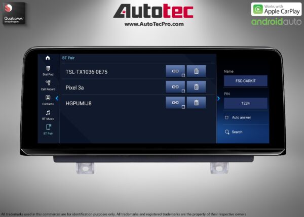 BMW X1 (2016 – 2018) F48 OEM FIT 10.25″HD Touch-Screen Android