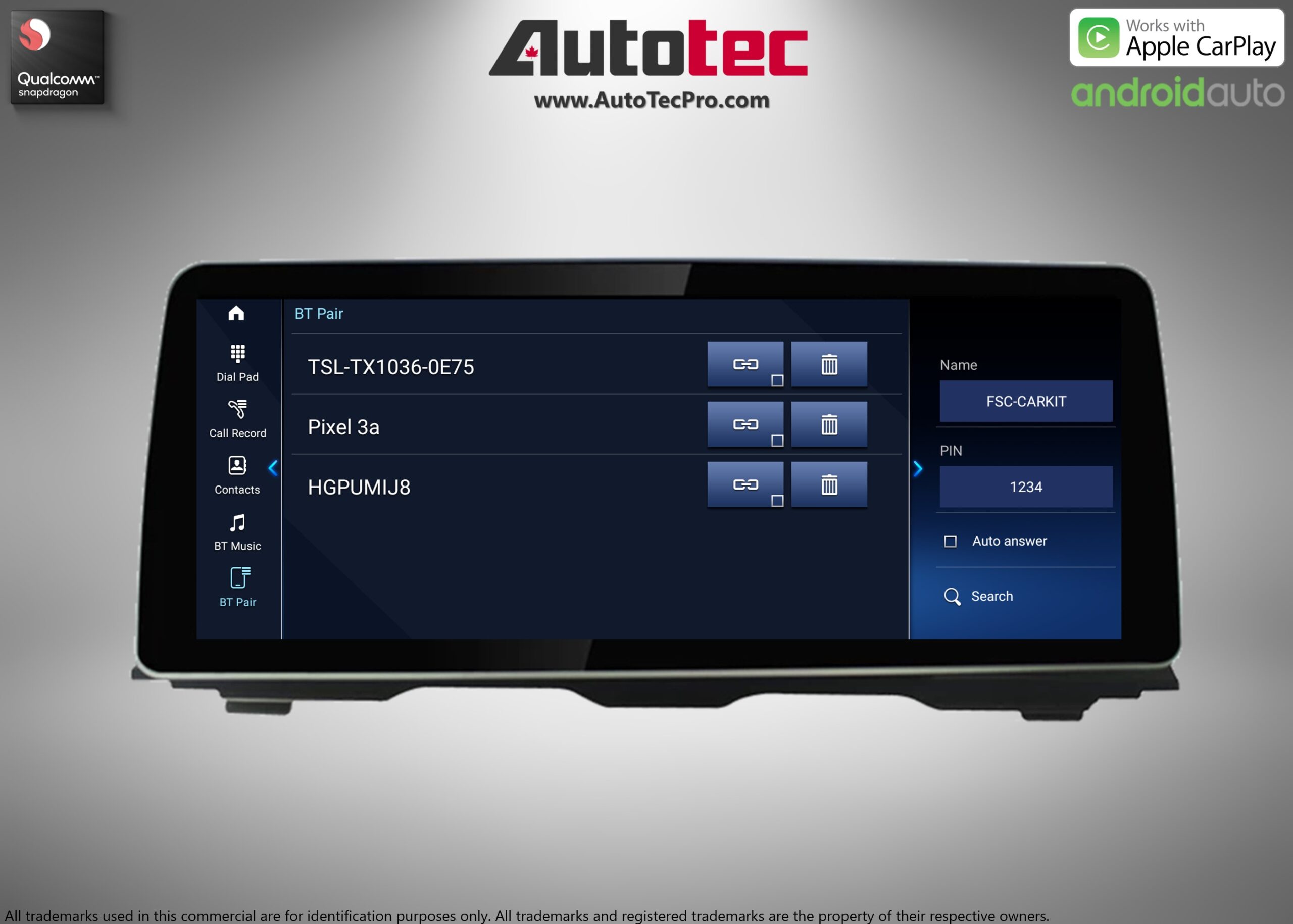 BMW X1 (2009 – 2015) E84 OEM FIT 12.3″ HD Touch-Screen Android Navigation System | Android 14 | GPS | BT | Wifi | Camera | CarPlay