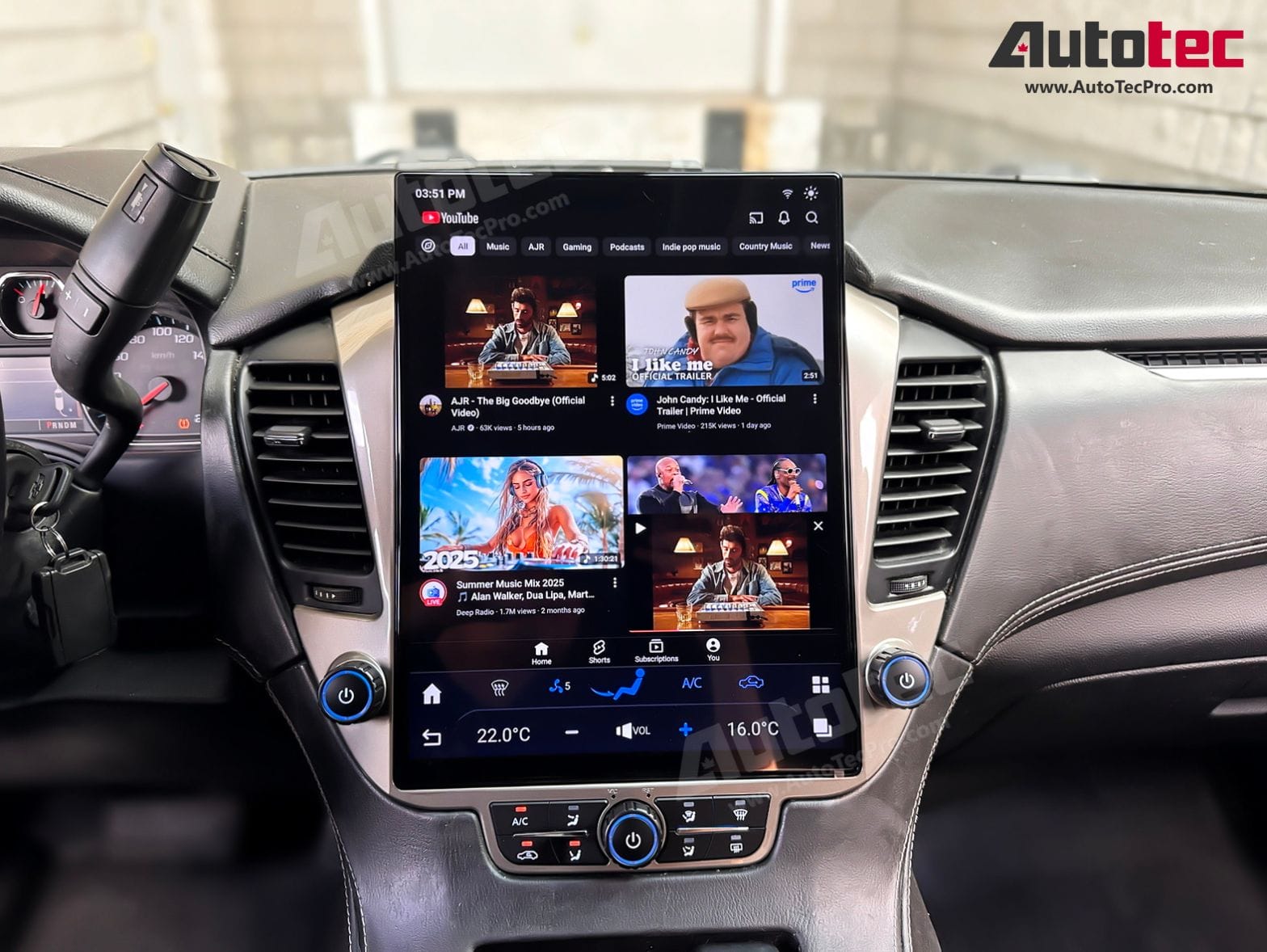 Chevrolet Tahoe / Suburban / GMC Yukon (2015 – 2020) 15.6″ IPS QHD 2K Touch-Screen Navigation & Infotainment System | Android 13 | GPS | BT | Wifi | CarPlay | Onstar | 4G LTE