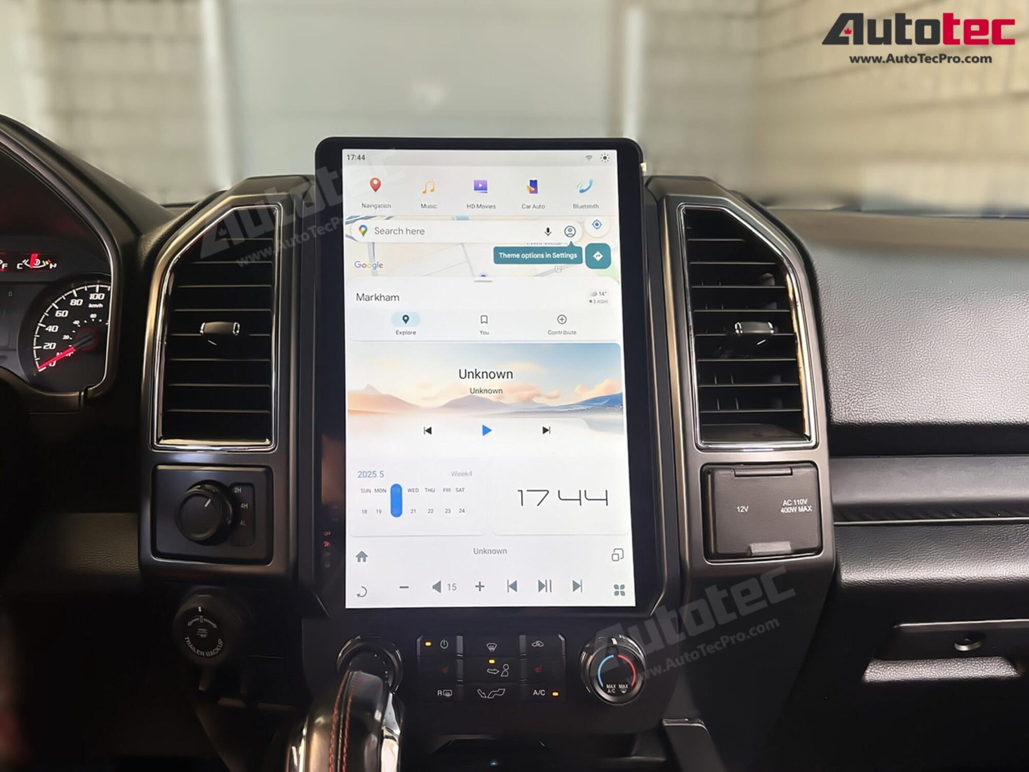 Ford F250 | F350 | F450 (2017 – 2022) 14.4″ IPS QHD 2K Touch-Screen Navigation & Infotainment System | Android 13 | GPS | BT | Wifi | CarPlay | SYNC | 4G LTE