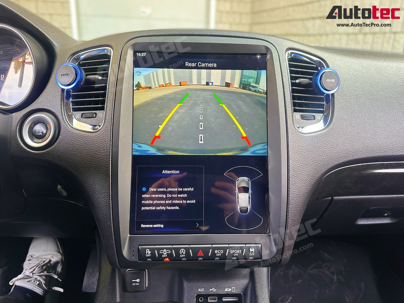 Dodge Durango (2014 – 2020) 13.8″ IPS HD Touch-Screen Android Navigation System | Android 13 | GPS | BT | Wifi | CarPlay | Android Auto | 4G LTE