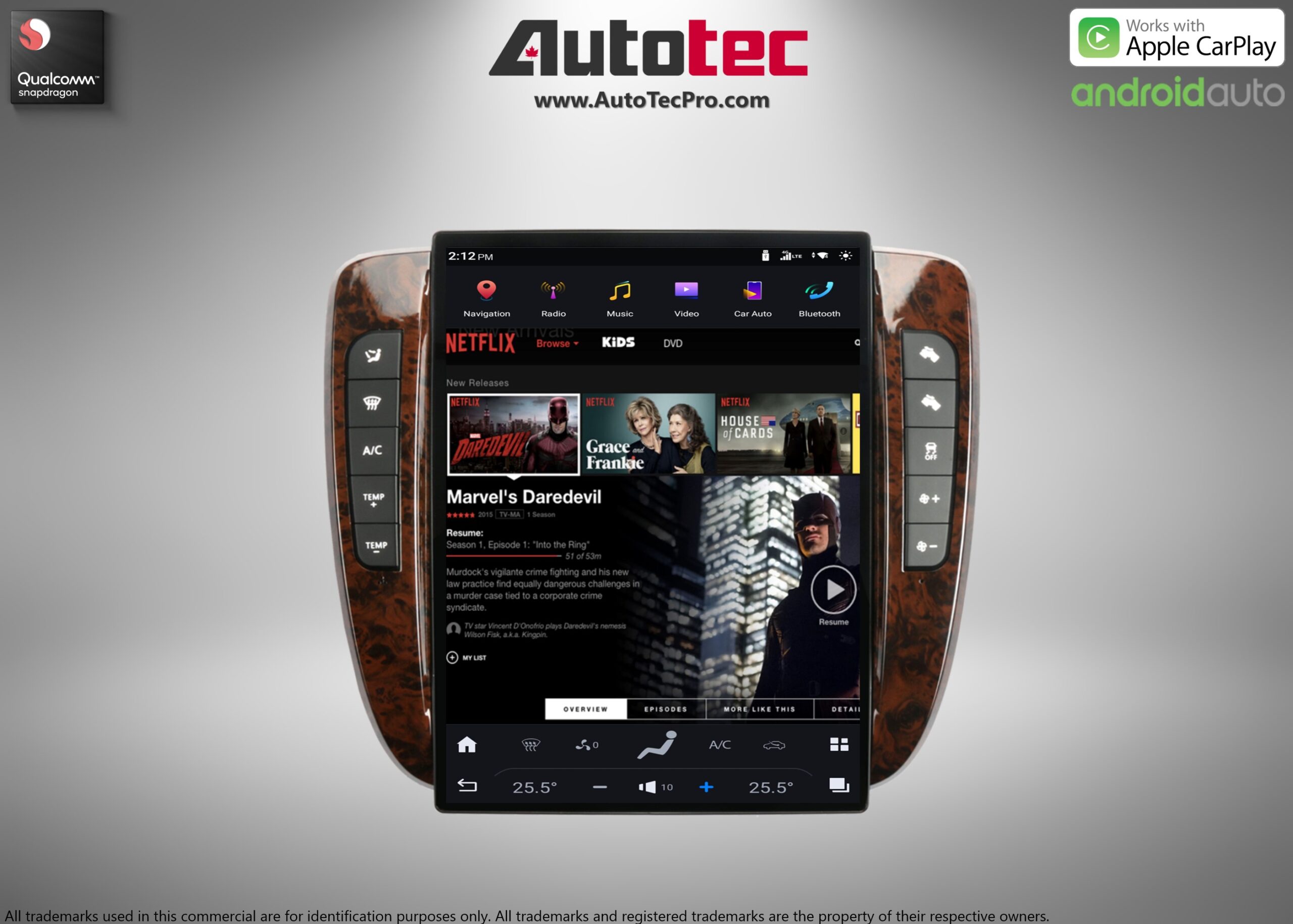 Chevrolet Tahoe / Suburban / Silverado / Avalanche / GMC Yukon / Sierra (2007 – 2014) 13.8″ IPS HD Touch-Screen Navigation & Infotainment System | Android 13 | GPS | BT | Wifi | CarPlay | Android Auto | 4G LTE