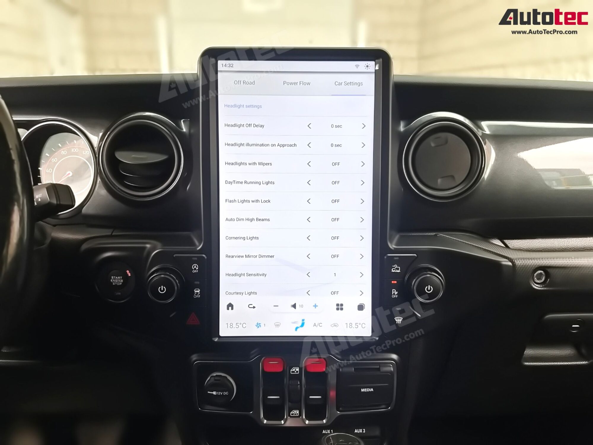 Jeep Wrangler (2018 – 2023) 13.6″ IPS HD Touch-Screen Navigation & Infotainment System | Android 13 | GPS | BT | Wifi | CarPlay
