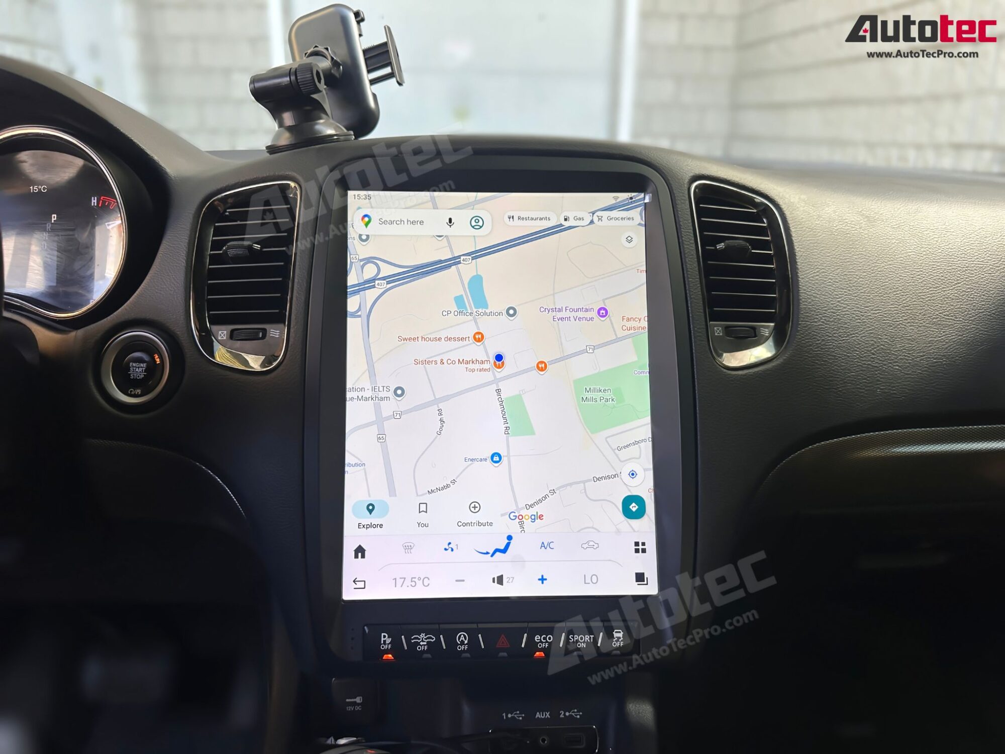 Dodge Durango (2011 – 2013) 13.8″ IPS HD Touch-Screen Android Navigation System | Android 13 | GPS | BT | Wifi | CarPlay | Android Auto | 4G LTE