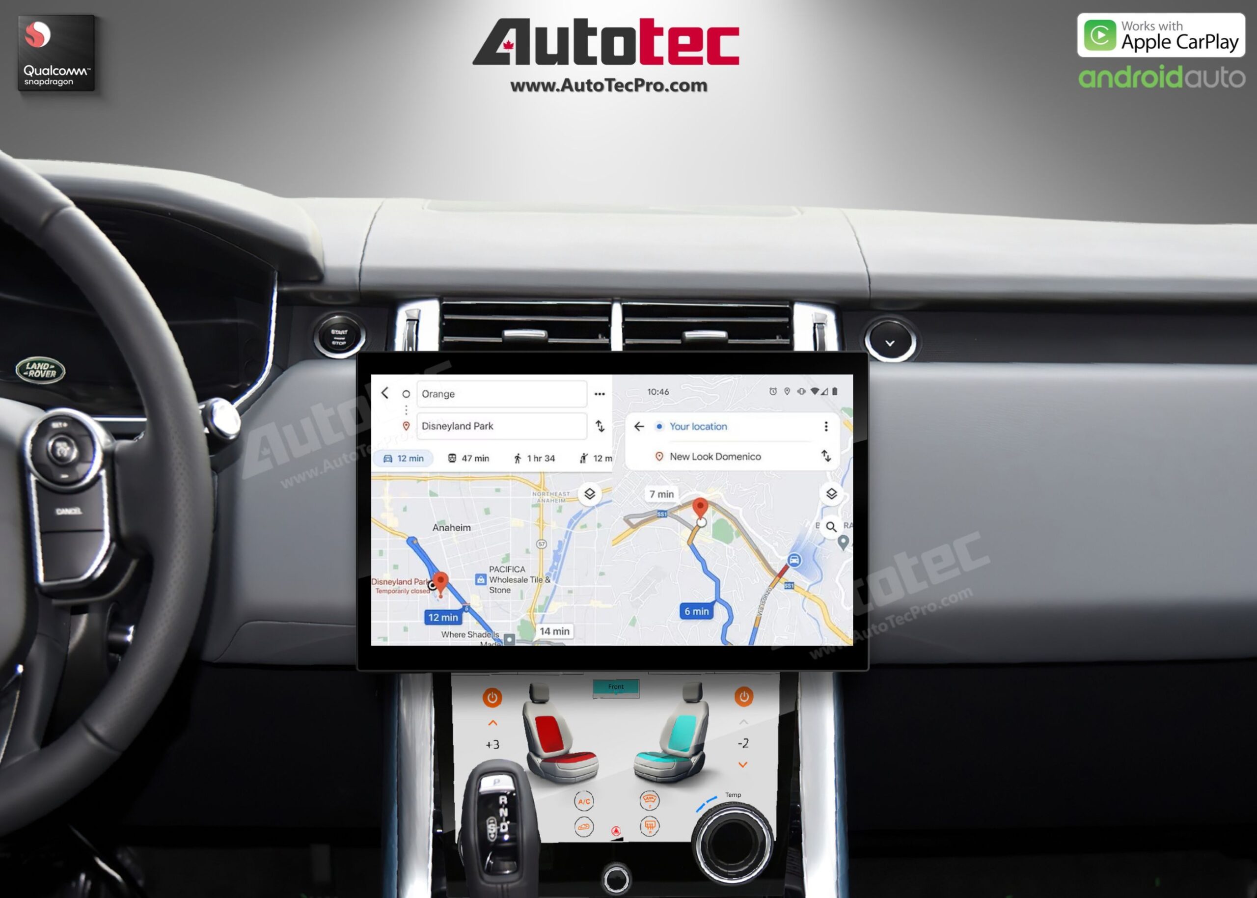 Land Rover Range Rover Vogue | Sport | Evoque (2013 – 2018) 13.3″ HD IPS Touch-Screen Navigation & Infotainment System | Android 13 | GPS | BT | Wifi | CarPlay | Bosch | Harman | 4G LTE