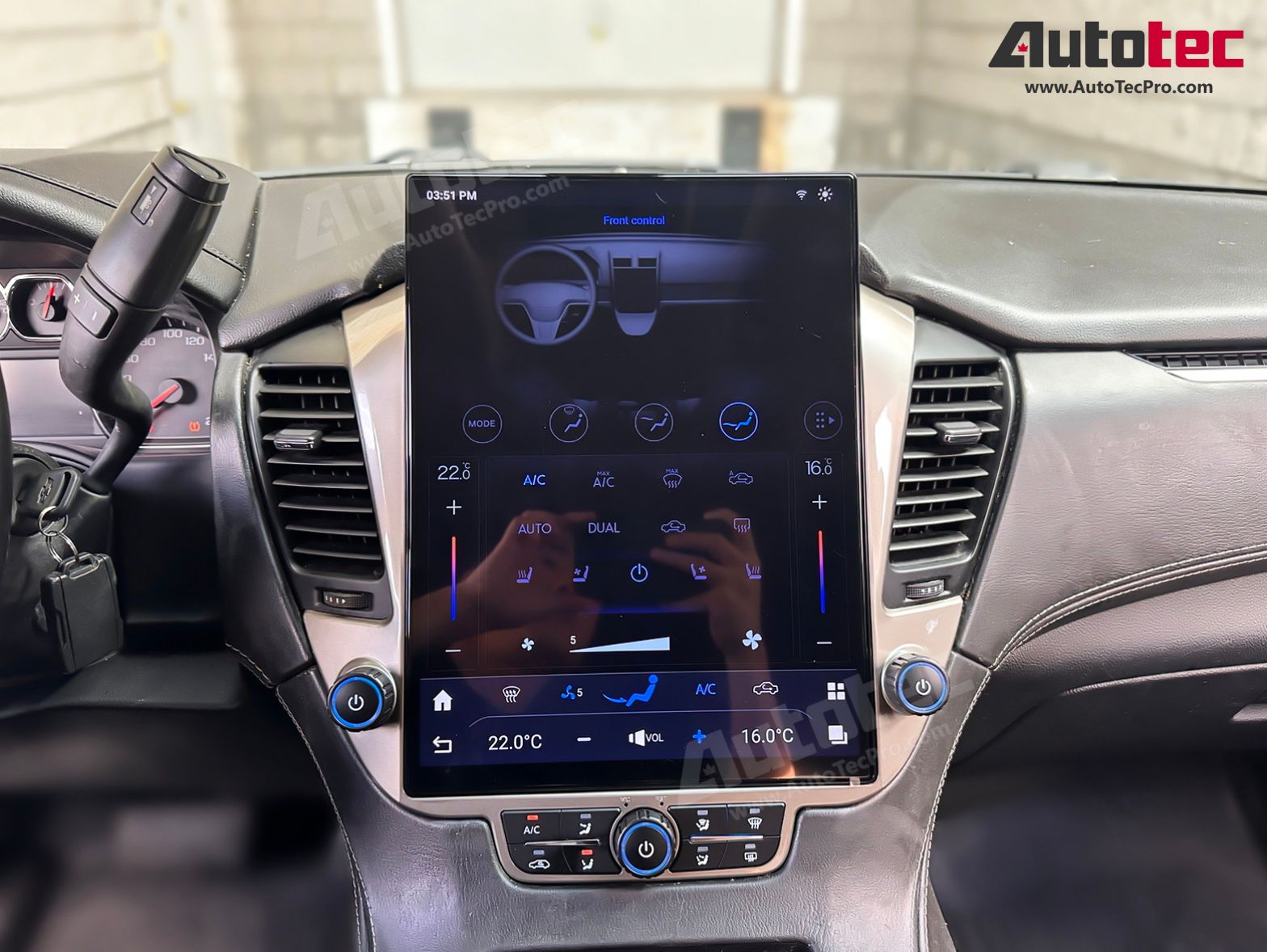 Chevrolet Tahoe / Suburban / GMC Yukon (2015 – 2020) 15.6″ IPS QHD 2K Touch-Screen Navigation & Infotainment System | Android 13 | GPS | BT | Wifi | CarPlay | Onstar | 4G LTE