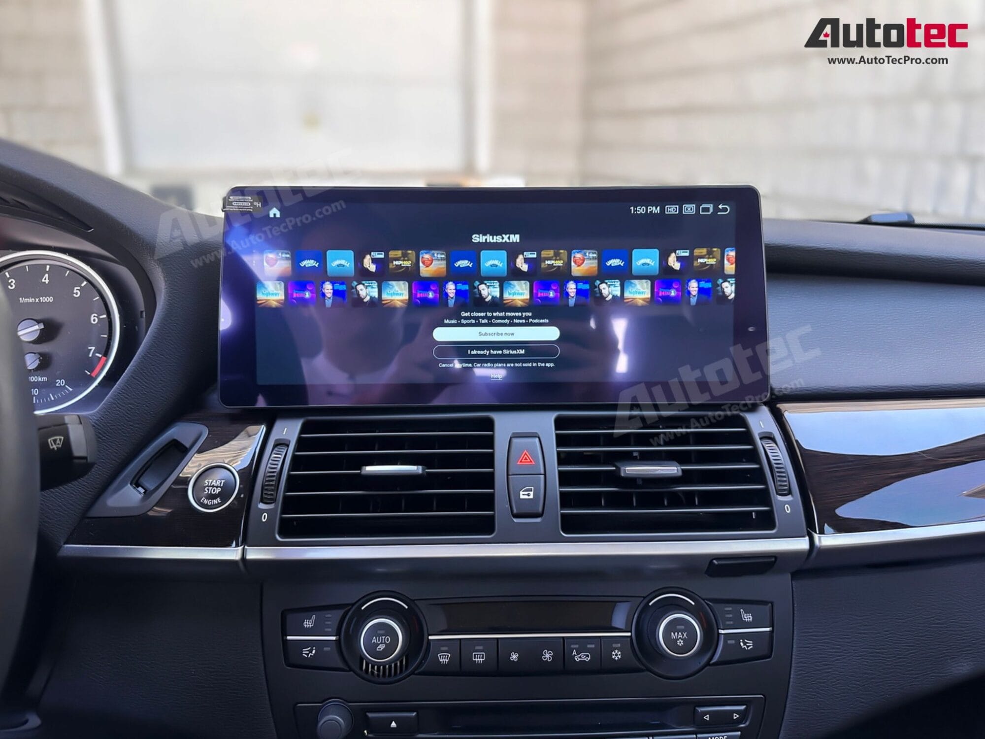 BMW X5/X6 (2007 – 2014) E70 E71 OEM FIT 10.25″ / 12.3″ HD Touch-Screen Android Navigation System | Android 14 | GPS | BT | Wifi | Camera | CarPlay