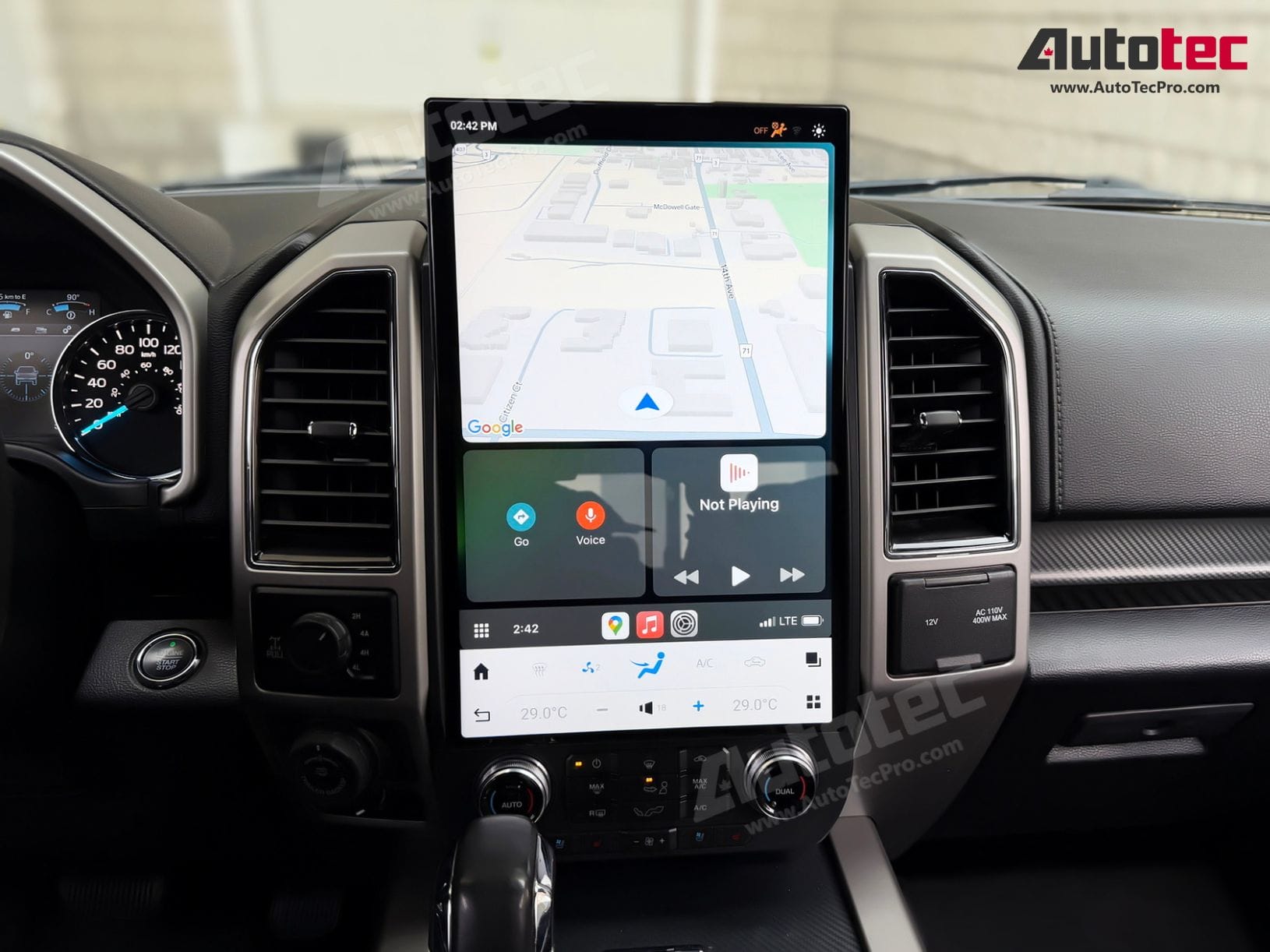 Ford F150 F250 F350 F450 (2015 – 2021) 17″ IPS HD Touch-Screen Navigation & Infotainment System | Android 13 | GPS | BT | Wifi | CarPlay | SYNC | 4G LTE