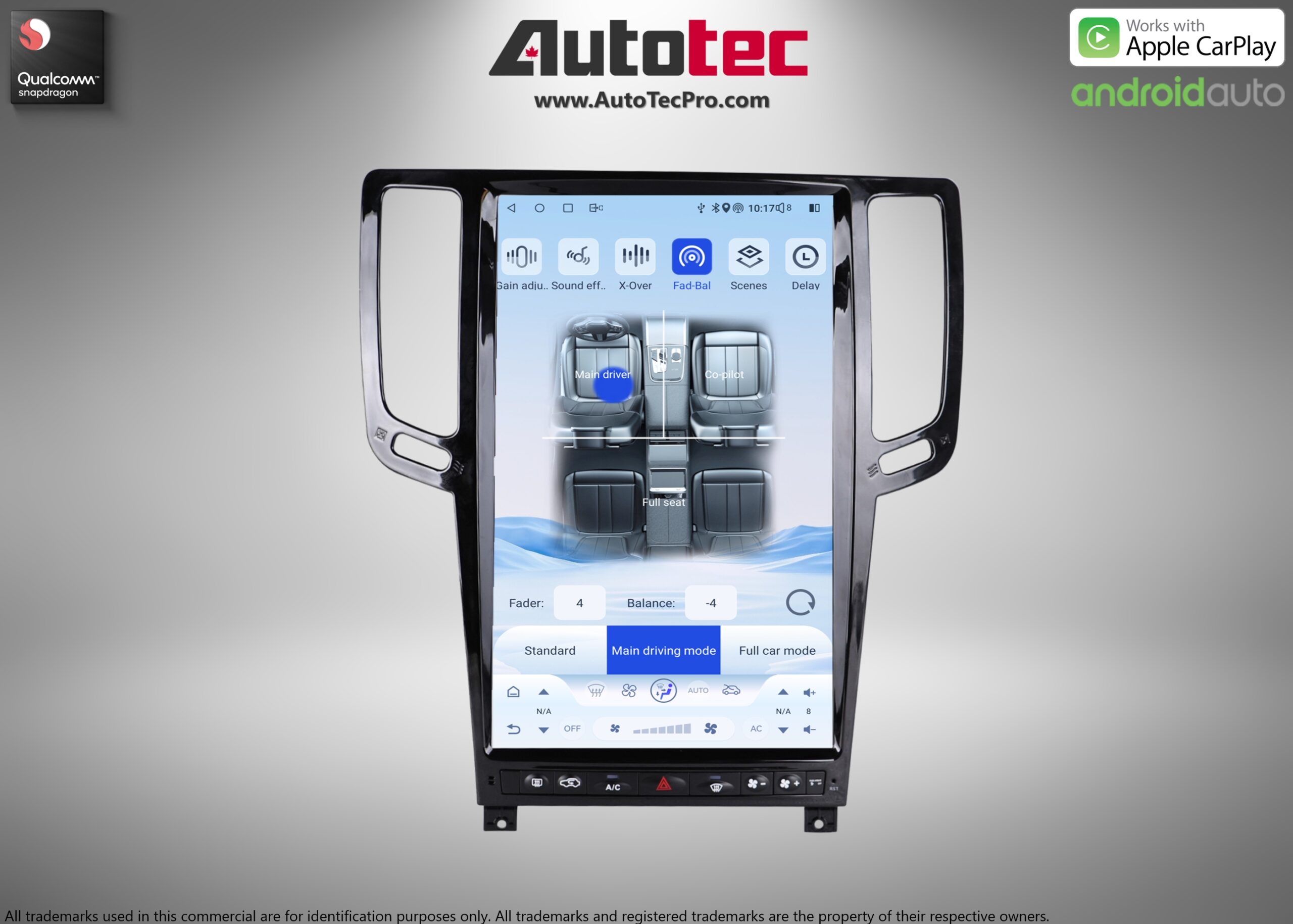 Infiniti G25/G35/G37/G37s (2007 – 2015) 14.5″ (Mark 7) 2K QHD Touch-Screen Navigation & Infotainment System | GPS | BT | Wifi | 4G LTE | CarPlay