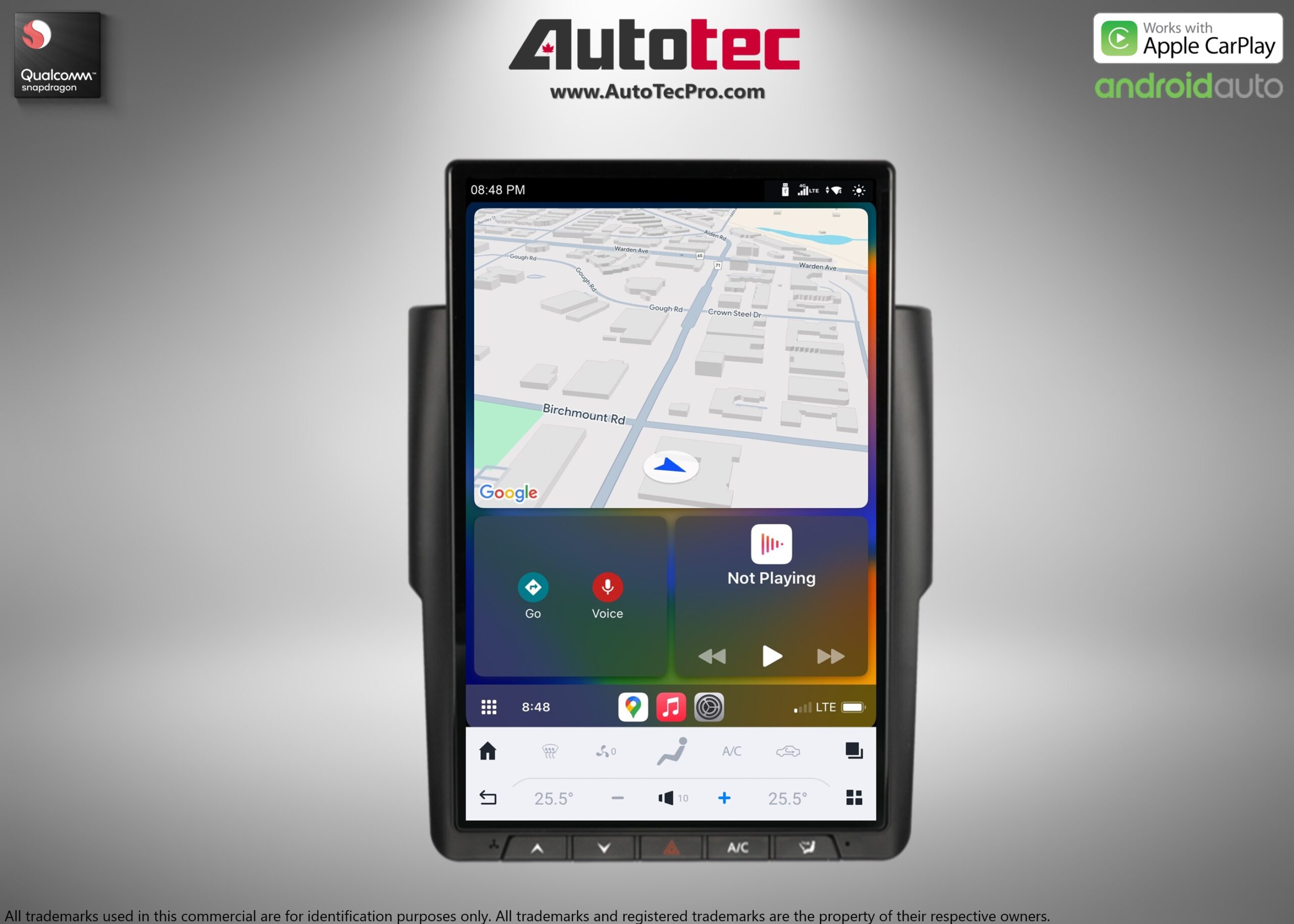 Dodge RAM (2013 – 2018) 14.4″ IPS QHD 2K Touch-Screen Android Navigation System | Android 13 | GPS | BT | Wifi | CarPlay | Android Auto | 4G LTE
